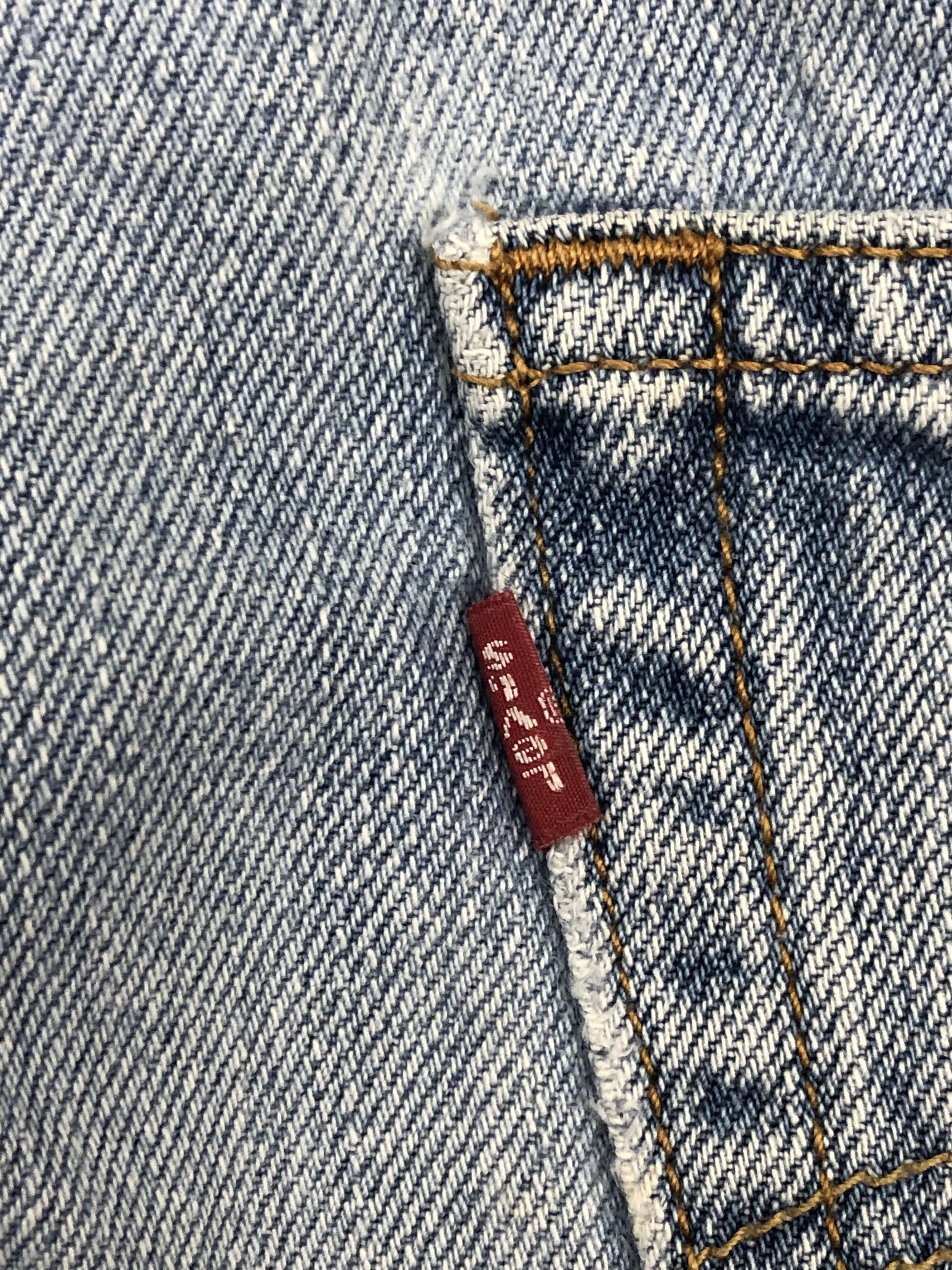 Levi's Vintage Levis 550 Faded Blue Jeans DP1522 Size US 36 / EU 52 - 6 Thumbnail
