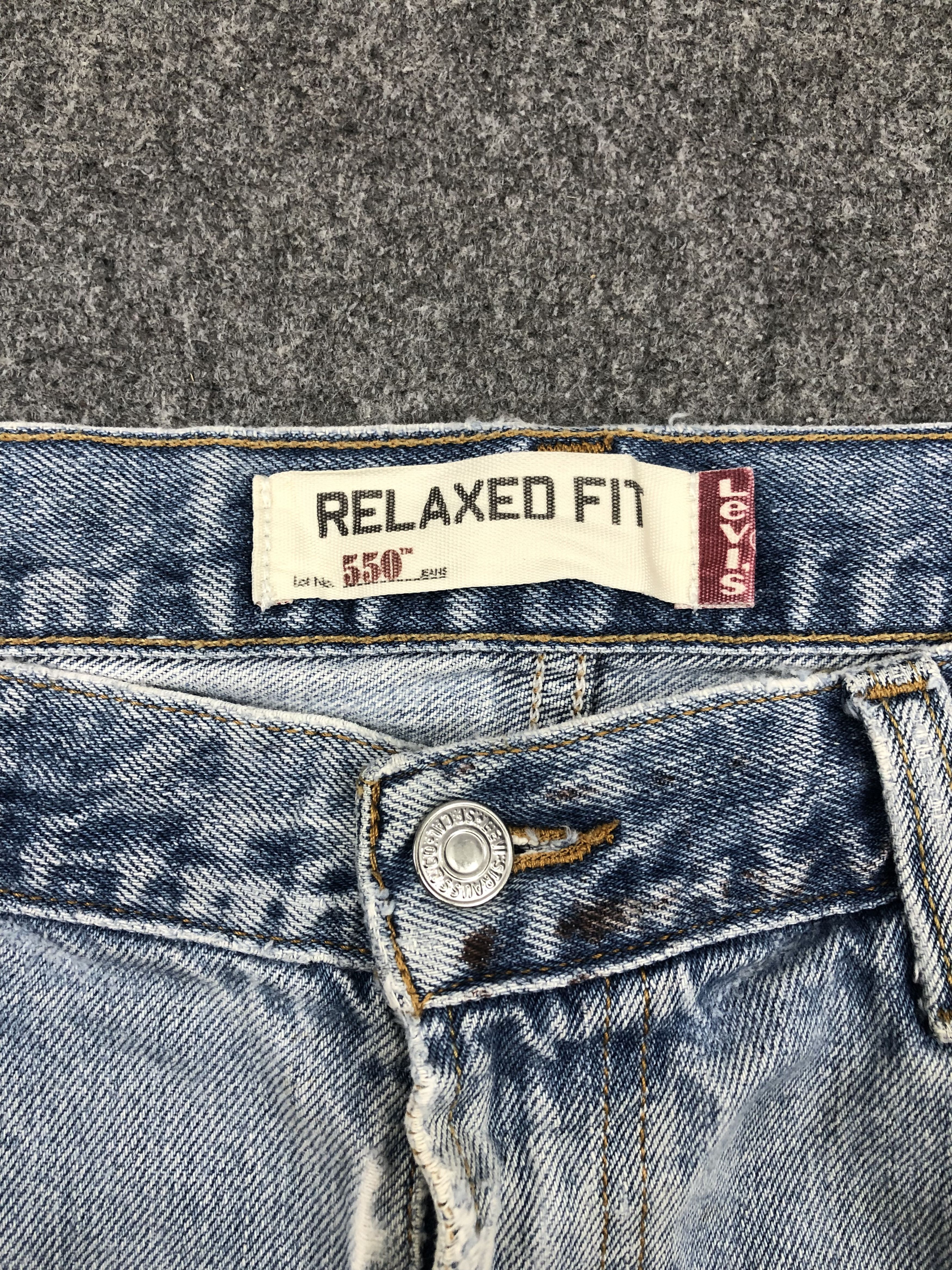 Levi's Vintage Levis 550 Faded Blue Jeans DP1522 Size US 36 / EU 52 - 7 Thumbnail