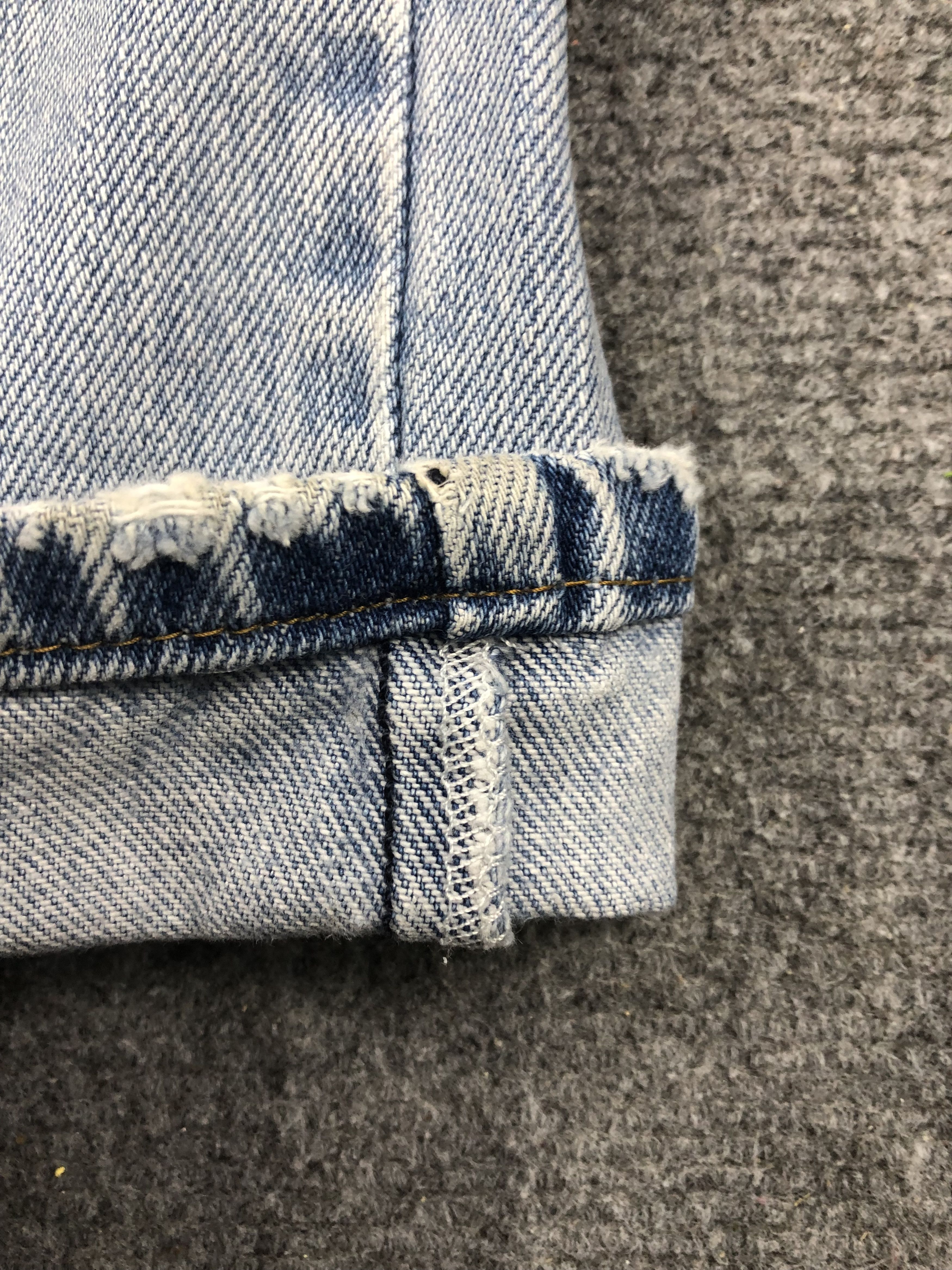 Levi's Vintage Levis 505 Faded Blue Jeans DP1523 Size US 40 / EU 56 - 10 Thumbnail
