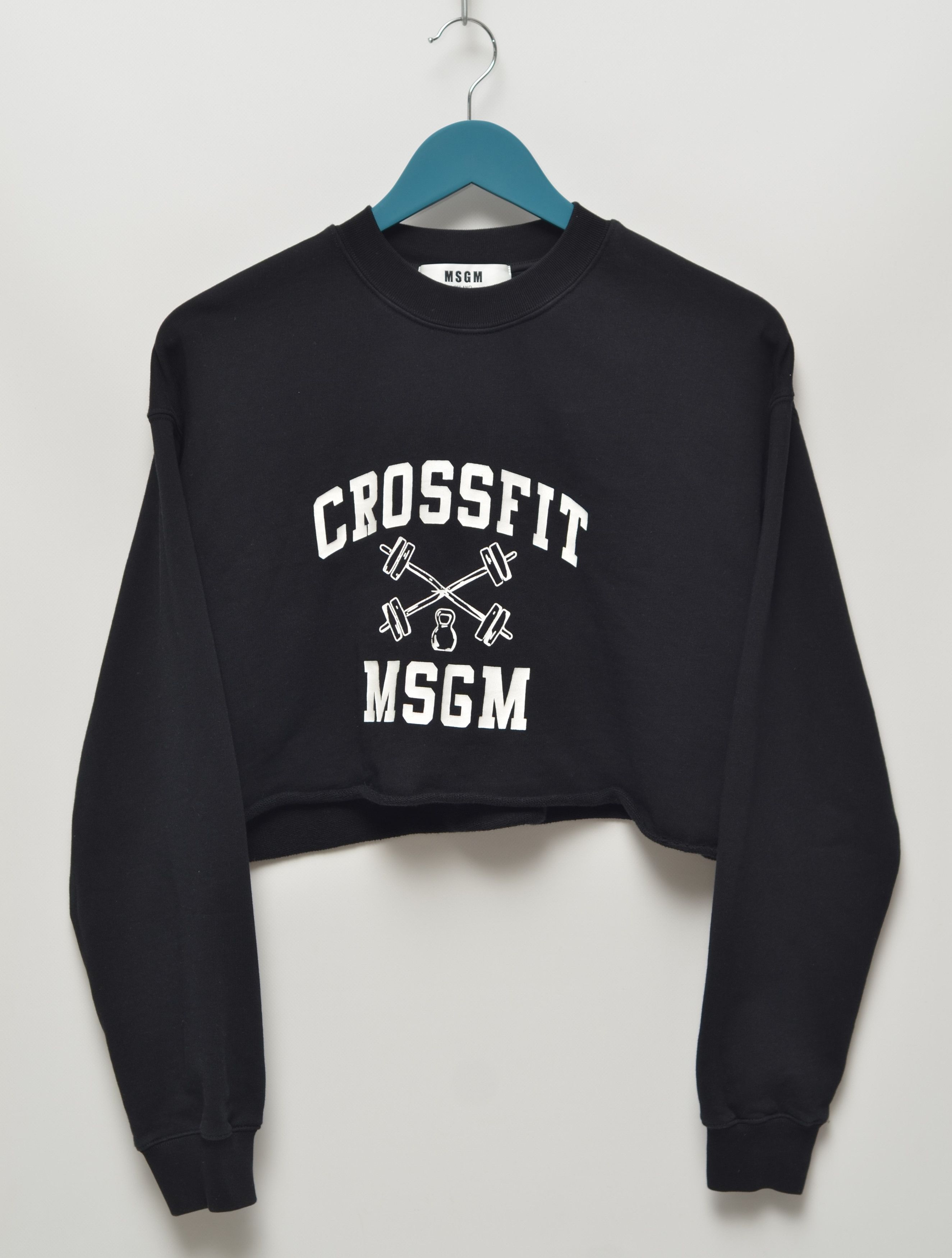 Msgm cropped sweatshirt online