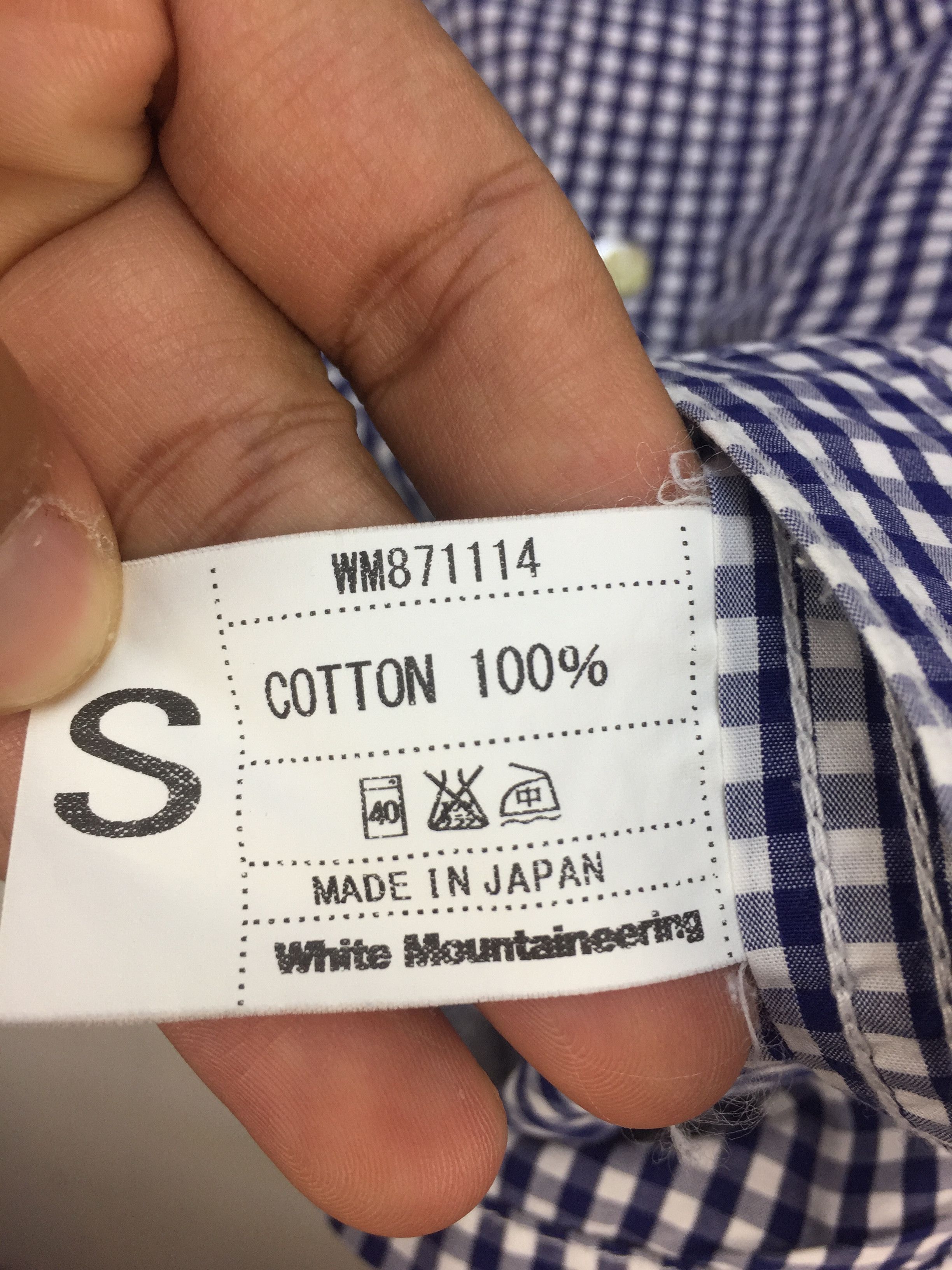 White Mountaineering WHITE MOUNTAINEERING CHECK SHIRT Size US S / EU 44-46 / 1 - 8 Thumbnail