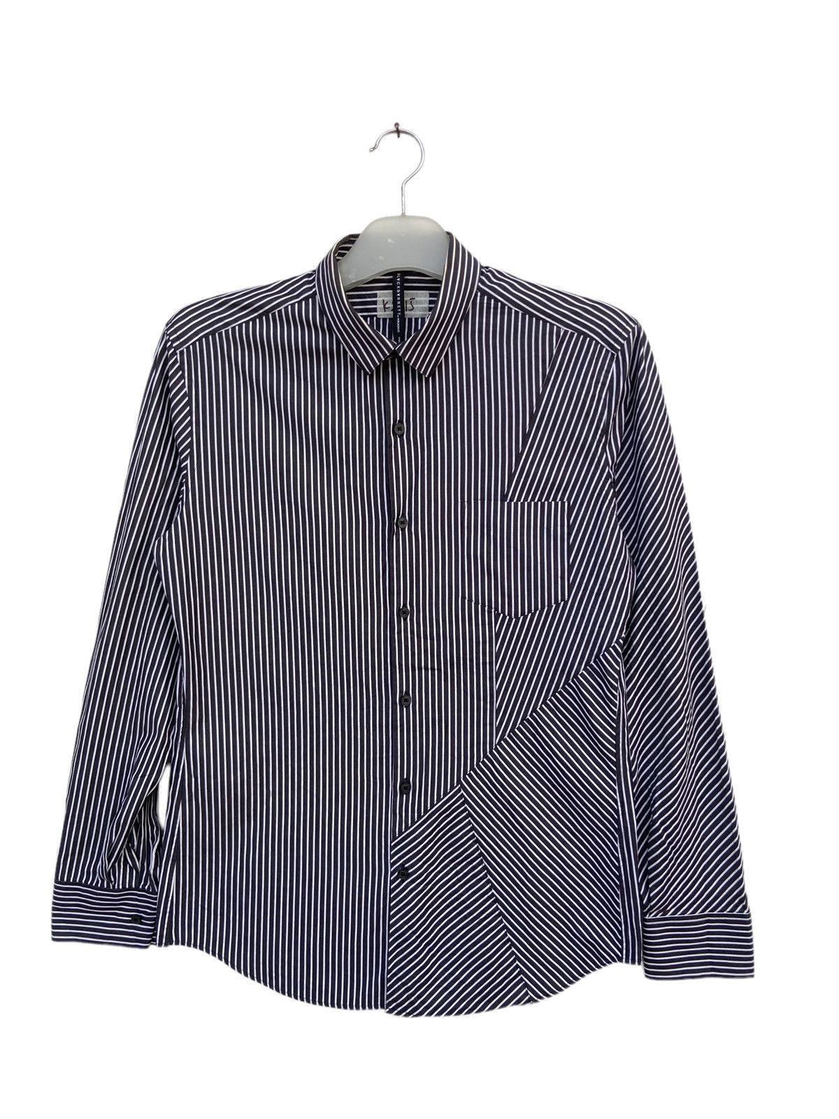 Black Barrett × Neil Barrett Black Barrett by Neil Barrett Stripe Shirt Size US M / EU 48-50 / 2 - 1 Thumbnail