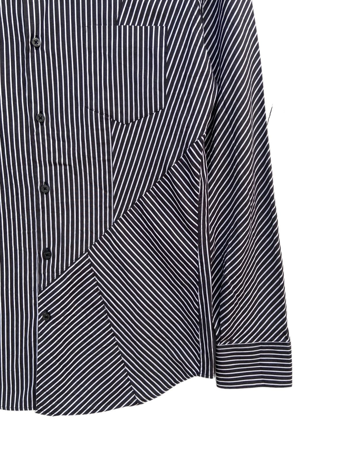 Black Barrett × Neil Barrett Black Barrett by Neil Barrett Stripe Shirt Size US M / EU 48-50 / 2 - 5 Thumbnail