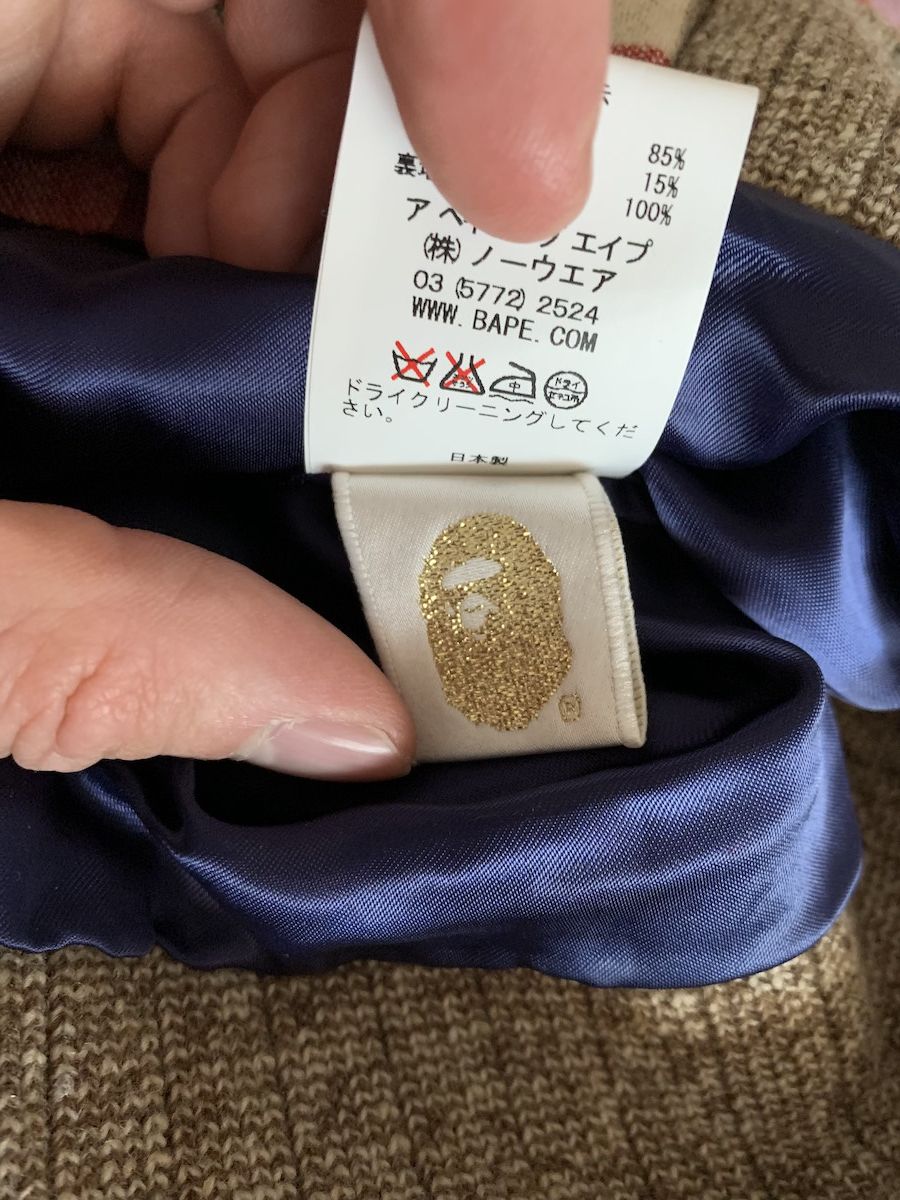 Bape Bape Check Jacket Size US L / EU 52-54 / 3 - 6 Thumbnail