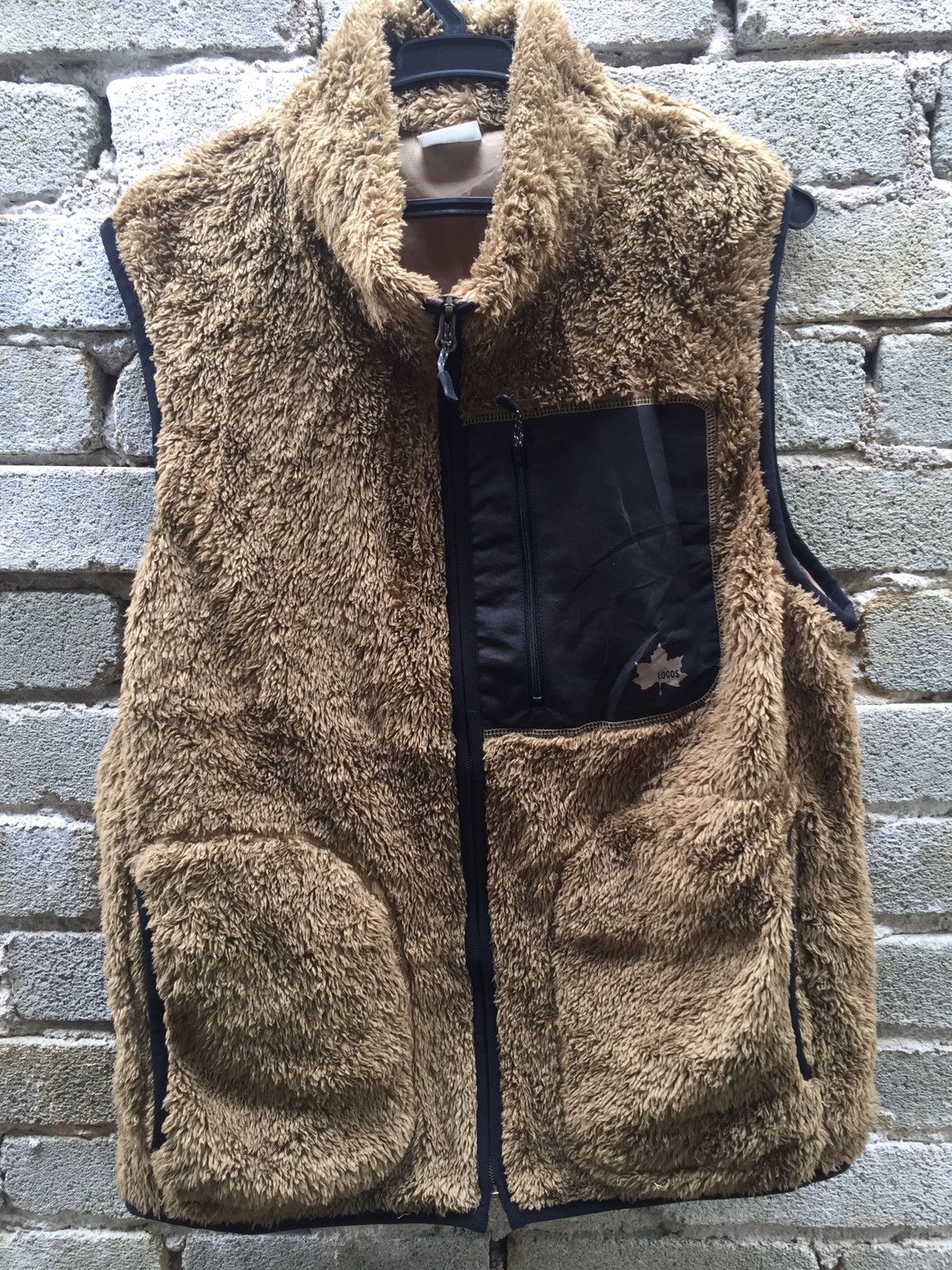 Japanese Brand Logos Fleece Vest Size US M / EU 48-50 / 2 - 1 Thumbnail