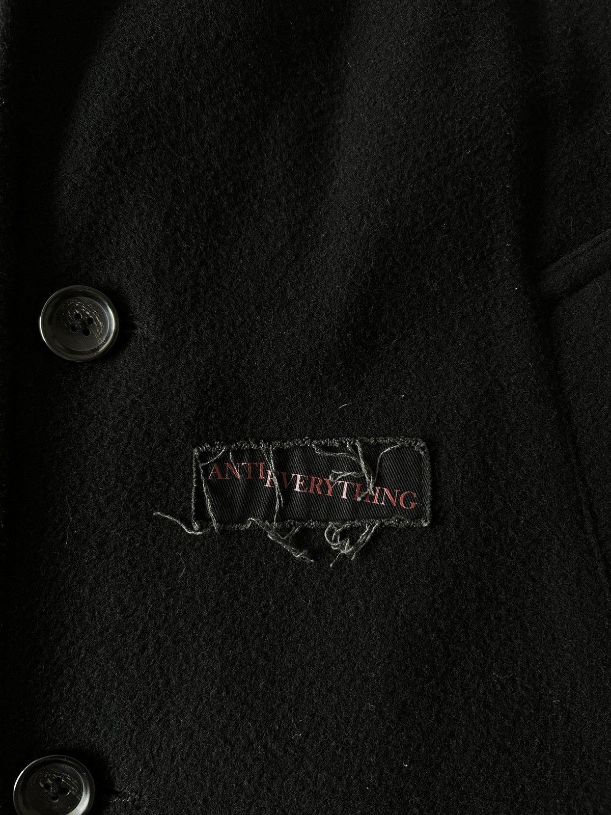 Jun Takahashi Supreme/Undercover Anarchy Wool Coat Size US XL / EU 56 / 4 - 8 Thumbnail
