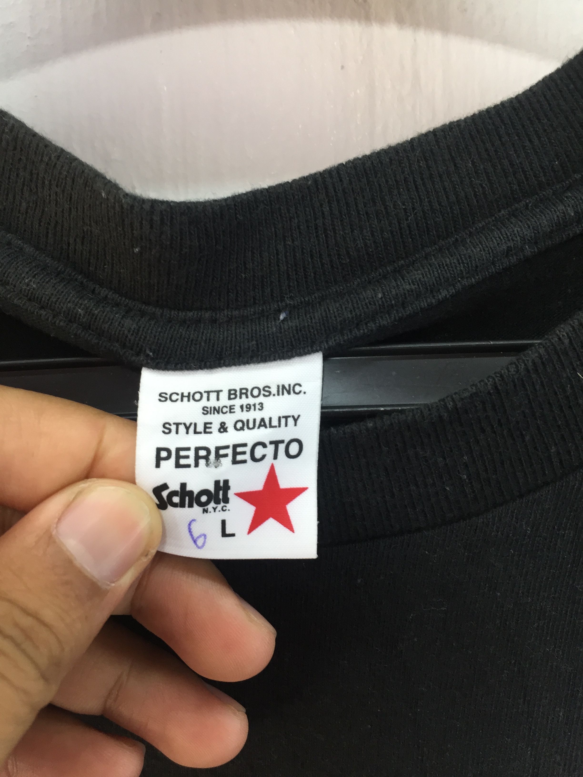 Schott SCHOTT PERFECTO STAR DESIGN SCHOOT NYC SHIRT Size US L / EU 52-54 / 3 - 4 Thumbnail