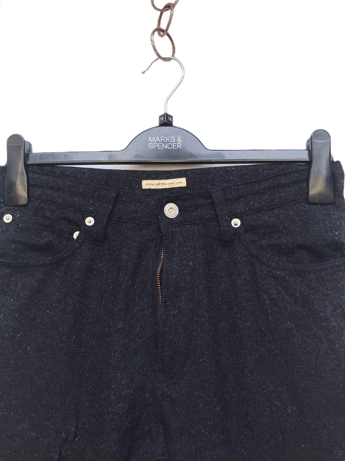 Japanese Brand × Journal Standard × Vintage 🔥Journal Standard Wool Casual Pants Size US 28 / EU 44 - 3 Thumbnail