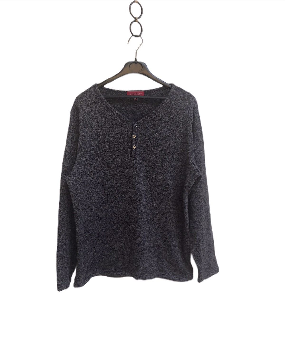 Vintage 🔥Anti Label Jean Button Neck Sweatshirts Size US M / EU 48-50 / 2 - 1 Thumbnail