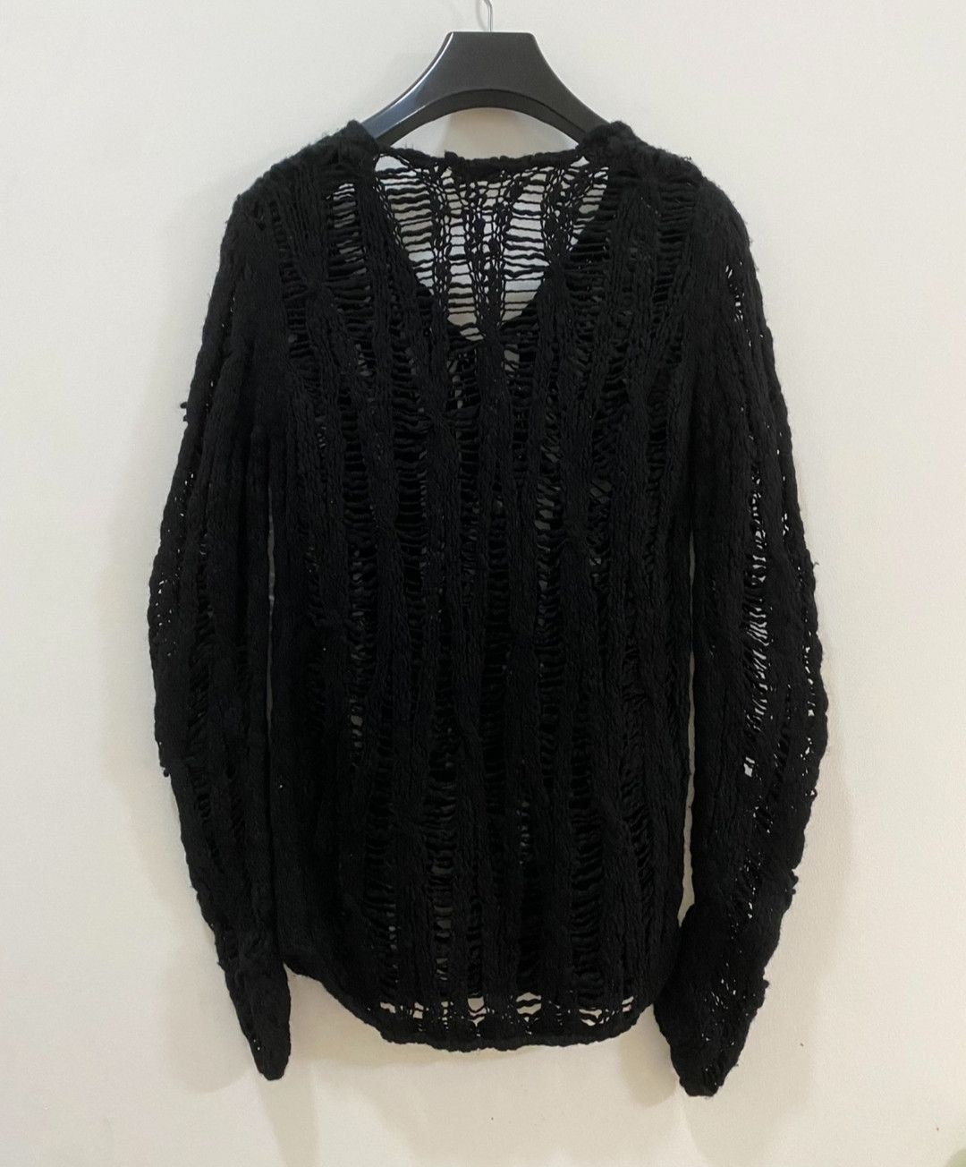 Saint Laurent Paris Saint Laurent 13fw spoiled fishnet jumper Size US S / EU 44-46 / 1 - 2 Thumbnail