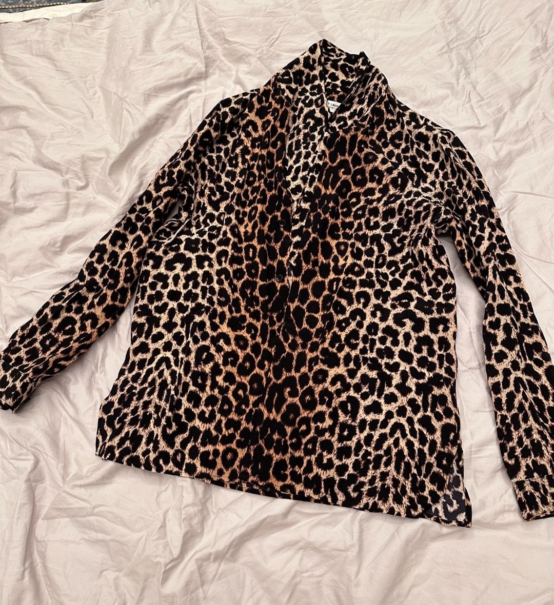 Saint Laurent Leopard print shirt