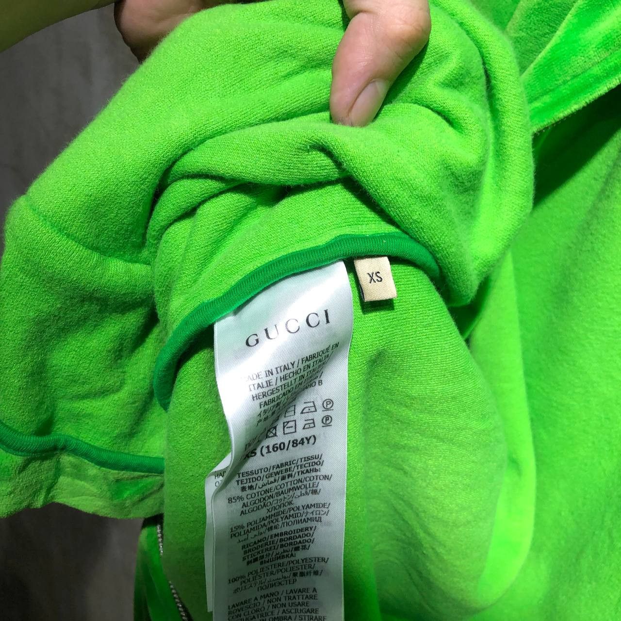 Gucci Gucci GG Logo Velvet track jacket Size US XL / EU 56 / 4 - 11 Thumbnail