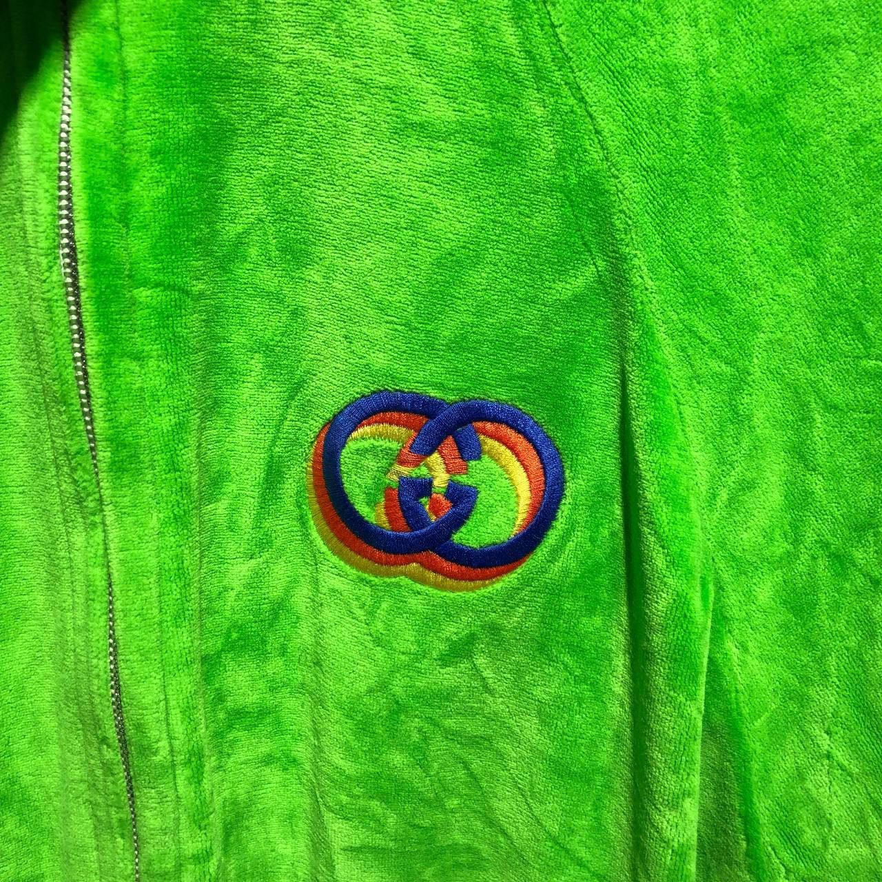 Gucci Gucci GG Logo Velvet track jacket Size US XL / EU 56 / 4 - 4 Thumbnail