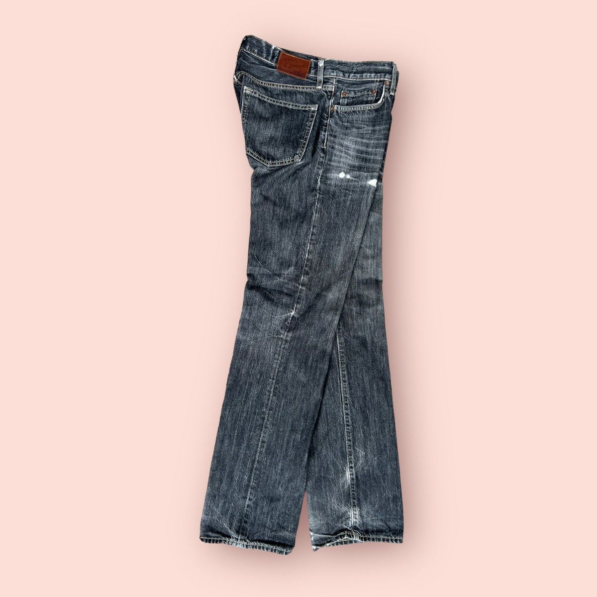 Jun Takahashi VINTAGE DISTRESSED UNIQLO UJ JUN TAKAHASHI JEANS Size US 31 - 2 Thumbnail