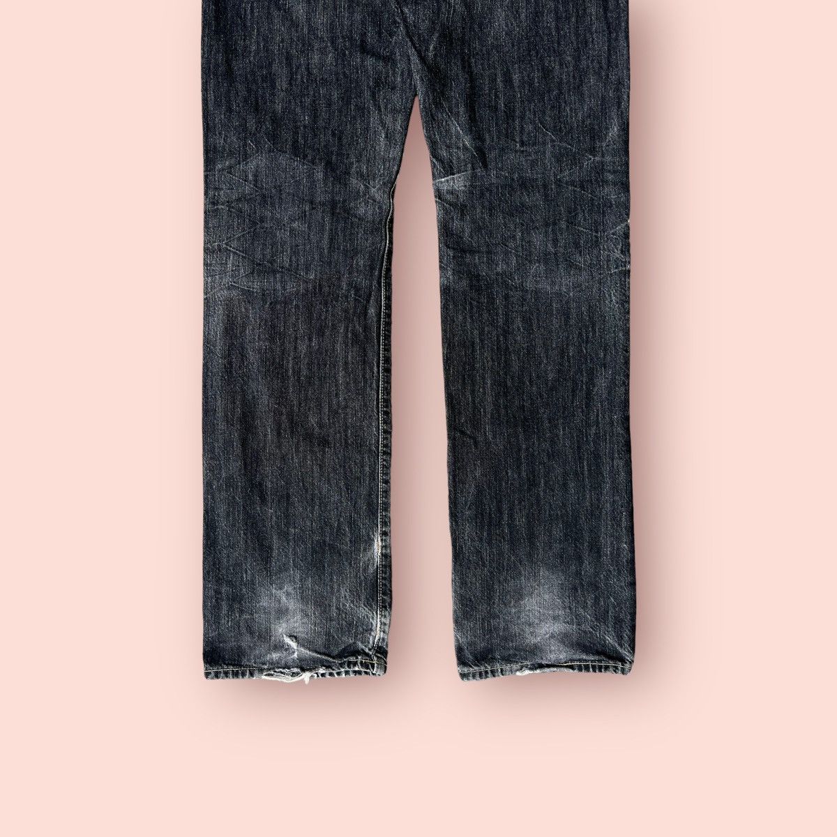 Jun Takahashi VINTAGE DISTRESSED UNIQLO UJ JUN TAKAHASHI JEANS Size US 31 - 11 Thumbnail