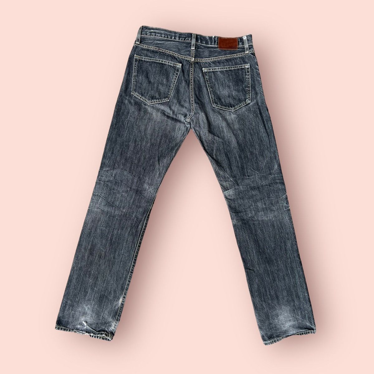 Jun Takahashi VINTAGE DISTRESSED UNIQLO UJ JUN TAKAHASHI JEANS Size US 31 - 6 Thumbnail