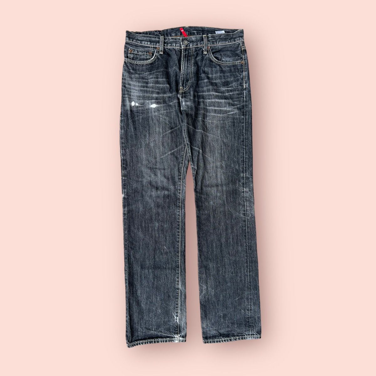 Jun Takahashi VINTAGE DISTRESSED UNIQLO UJ JUN TAKAHASHI JEANS Size US 31 - 4 Thumbnail