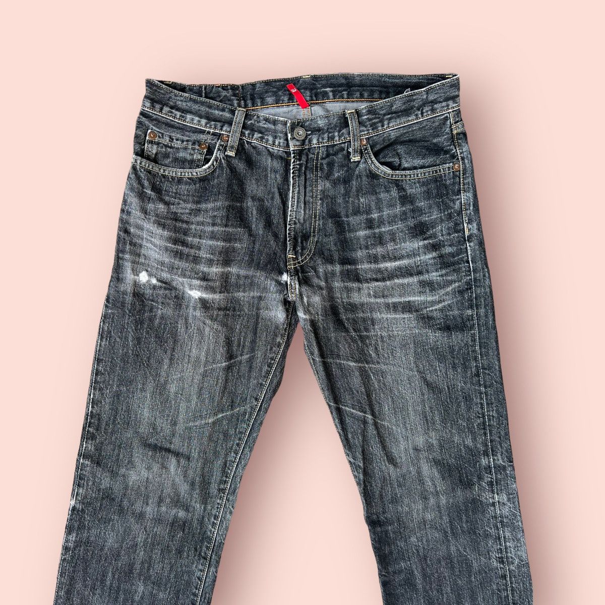Jun Takahashi VINTAGE DISTRESSED UNIQLO UJ JUN TAKAHASHI JEANS Size US 31 - 3 Thumbnail