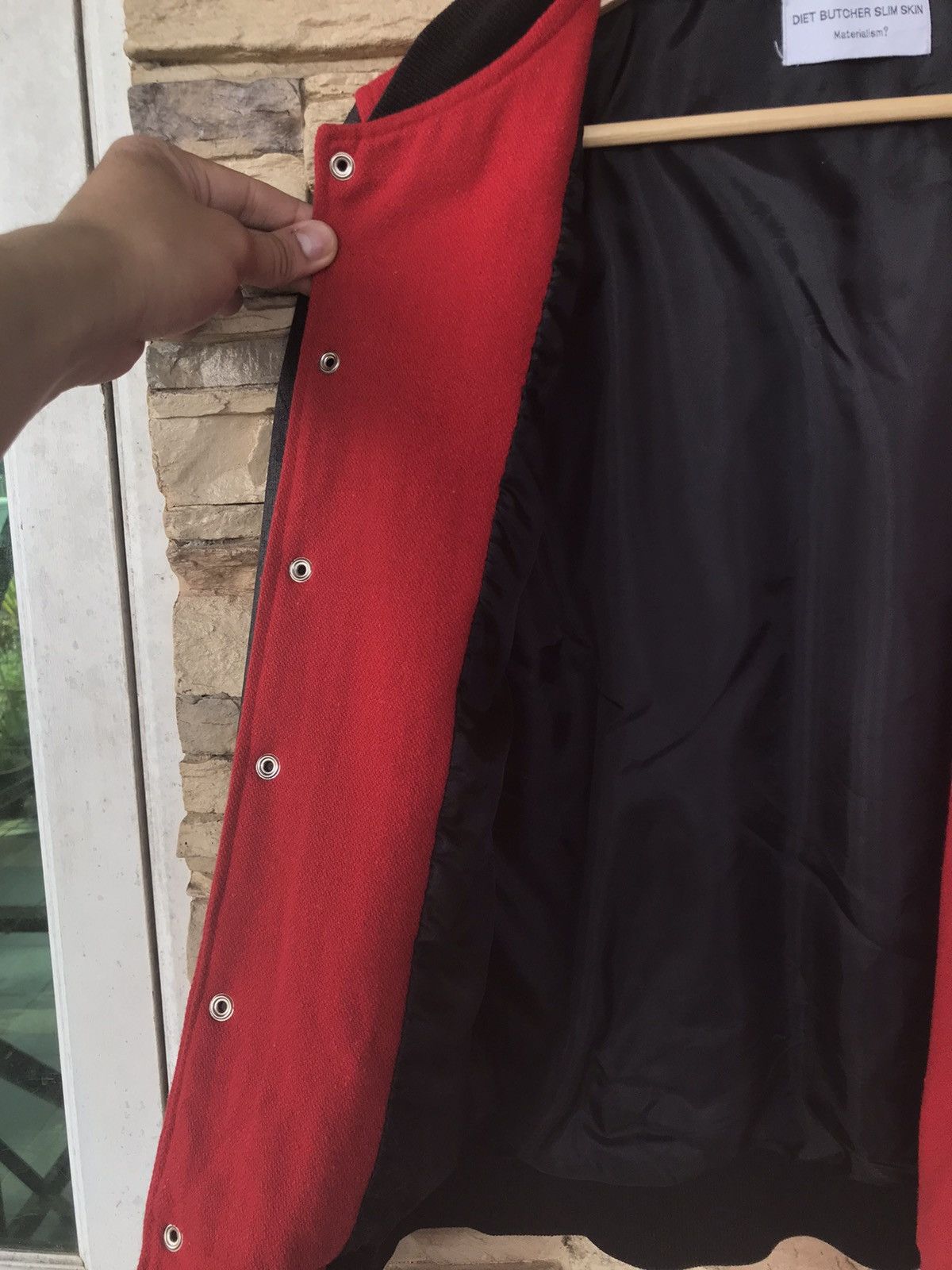 Diet Butcher Slim Skin Diet Butcher Slim Skin “Materialism” The Eye Varsity Jacket Size US M / EU 48-50 / 2 - 14 Thumbnail
