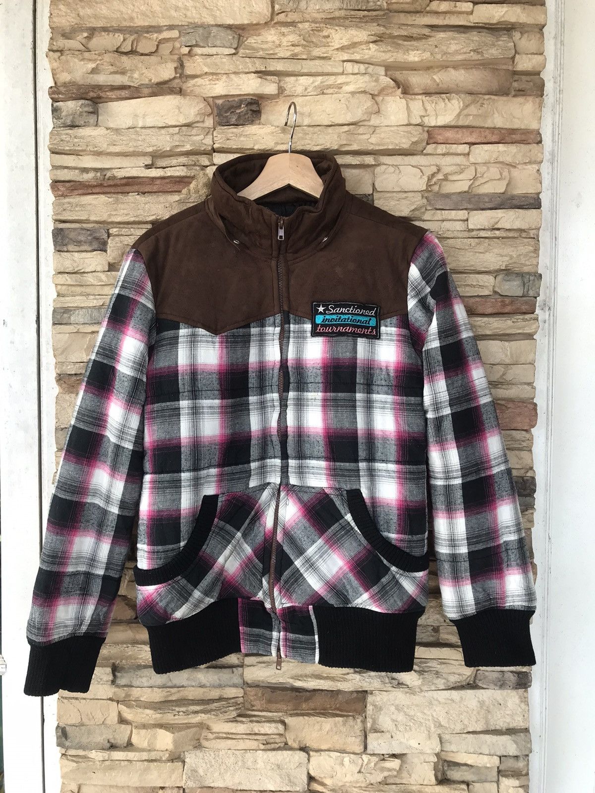 Japanese Brand Sky Bomber Flannel Bomber Jacket Size US M / EU 48-50 / 2 - 1 Thumbnail