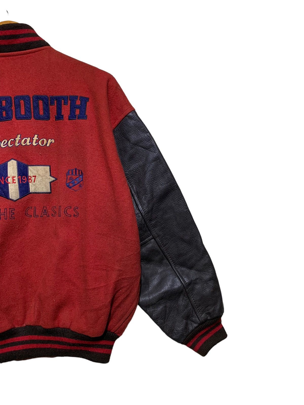 Vintage 🔥VTG 80S VARSITY JACKETS LEATHER SLEEVES Size US M / EU 48-50 / 2 - 4 Thumbnail