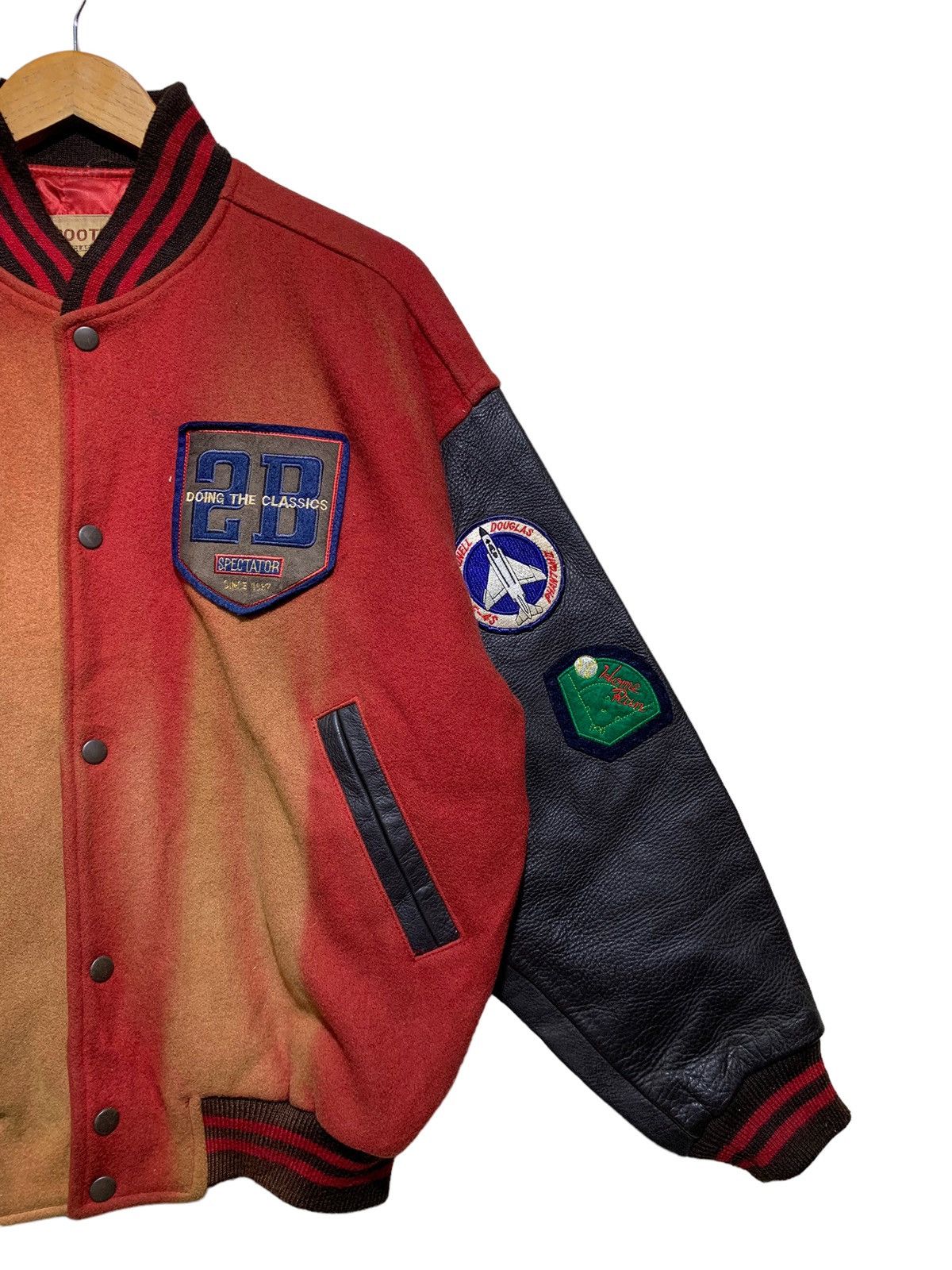 Vintage 🔥VTG 80S VARSITY JACKETS LEATHER SLEEVES Size US M / EU 48-50 / 2 - 7 Thumbnail