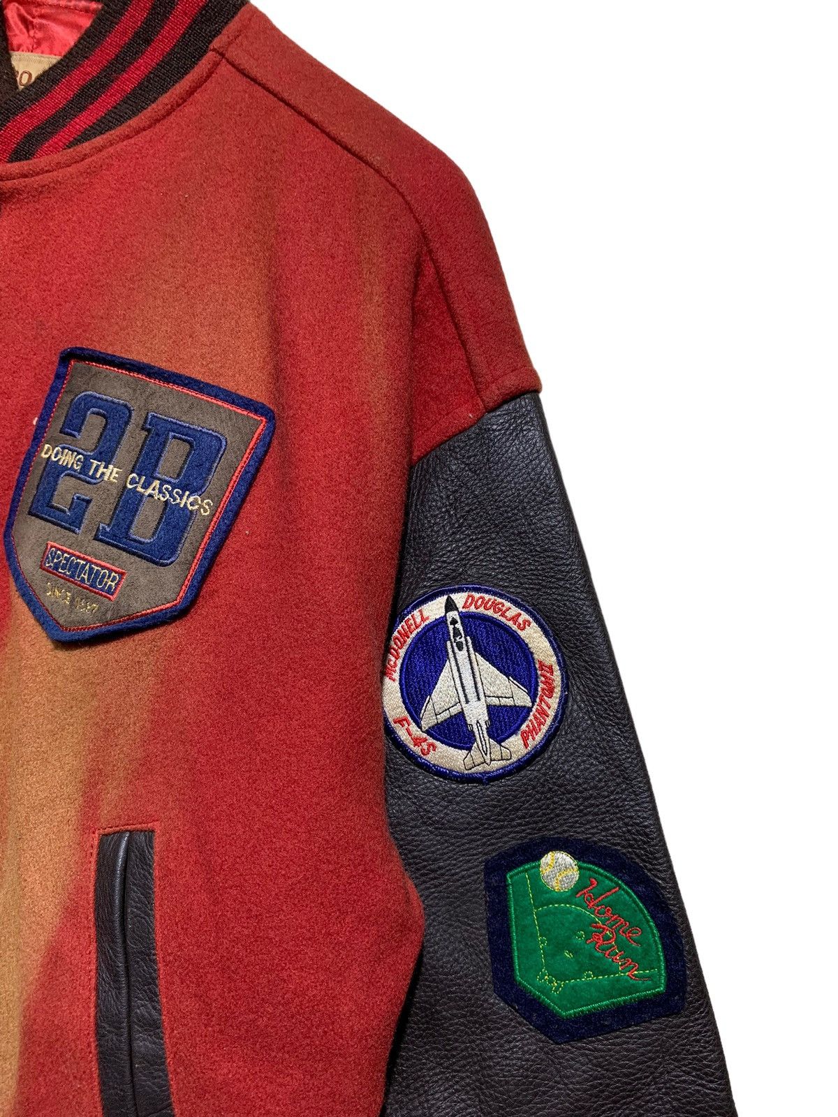 Vintage 🔥VTG 80S VARSITY JACKETS LEATHER SLEEVES Size US M / EU 48-50 / 2 - 8 Thumbnail