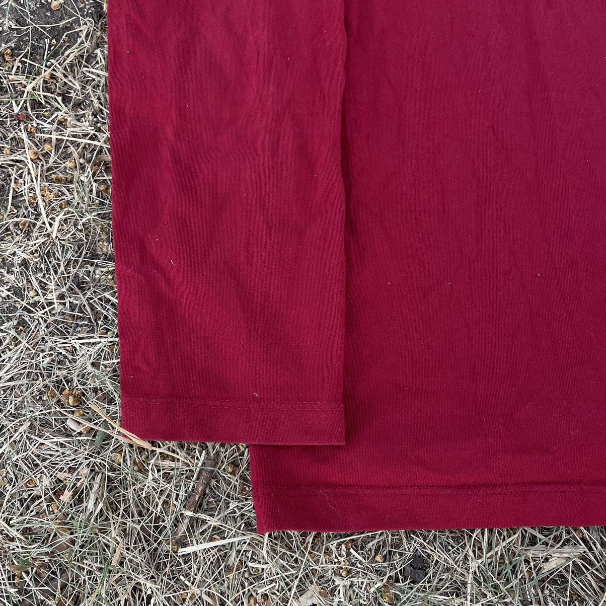 Vintage Vintage Y2K Gap Logo Longsleeve Burgundy Streetwear Washed L Size US L / EU 52-54 / 3 - 3 Thumbnail