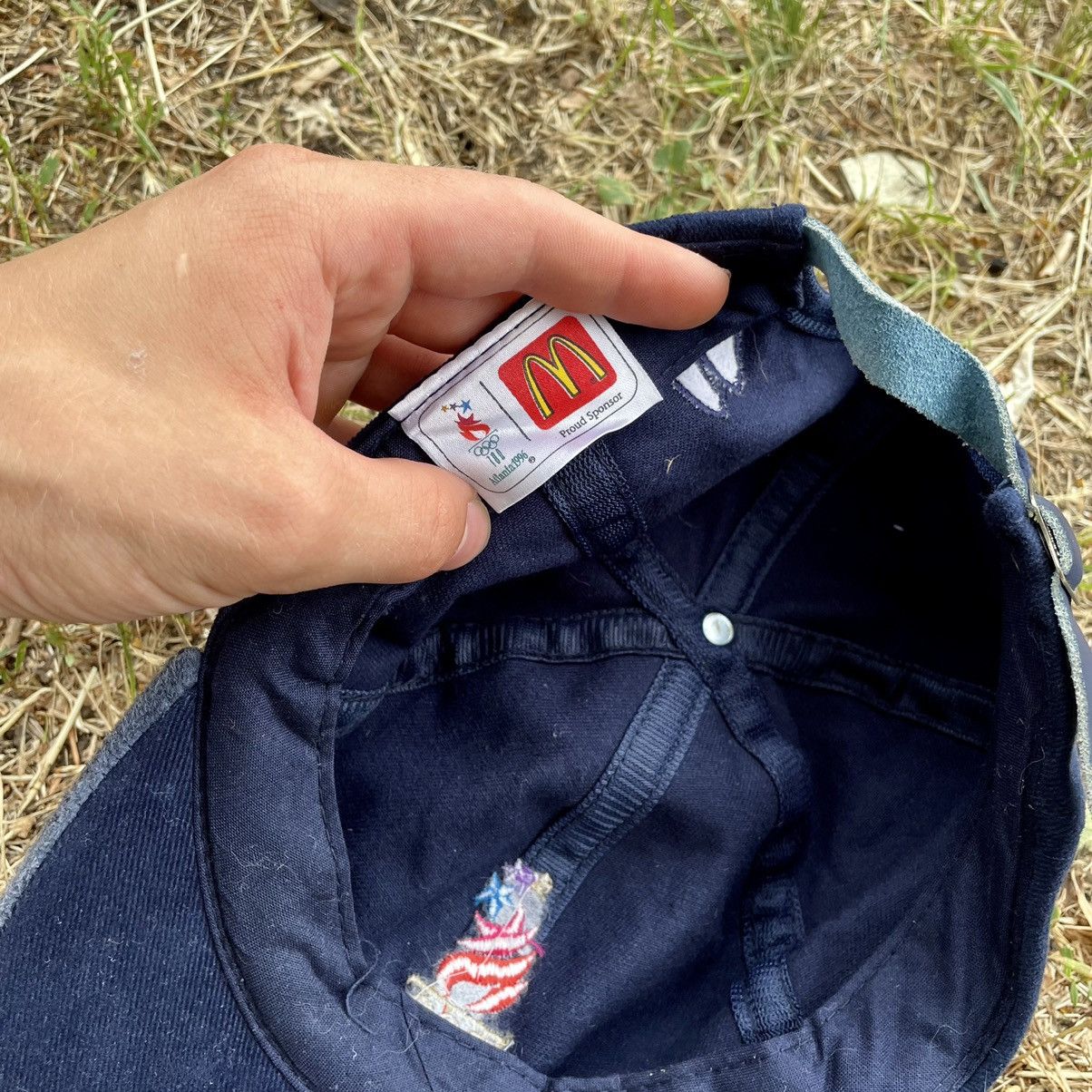 Vintage Vintage 90s Atlanta Olympics Embroidered Baseball Cap Navy O Size ONE SIZE - 5 Thumbnail