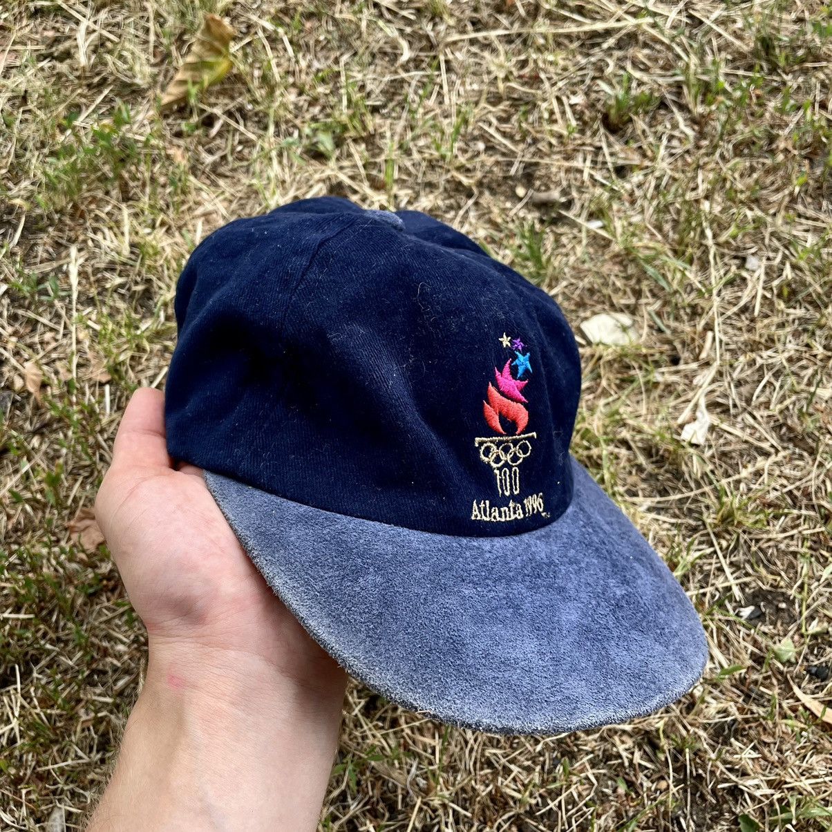 Vintage Vintage 90s Atlanta Olympics Embroidered Baseball Cap Navy O Size ONE SIZE - 6 Thumbnail