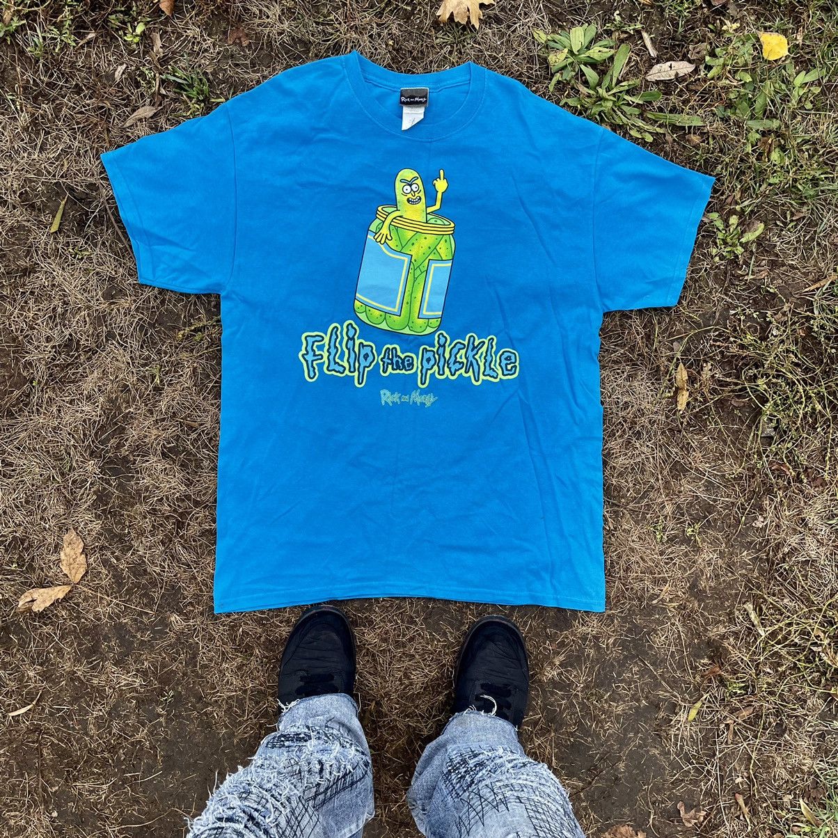 Vintage Vintage Y2K ADULT “ Middle Fuck Fingers “ Rick Morty Tee Size US XL / EU 56 / 4 - 1 Thumbnail