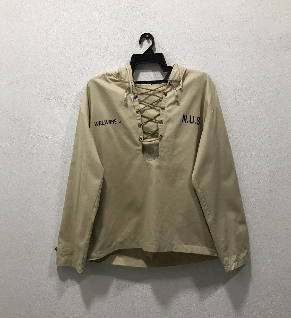 Japanese Brand × Vintage VINTAGE FASHION MAN WELW//NE J N.U.S. JACKET HOODIE Size US L / EU 52-54 / 3 - 1 Thumbnail