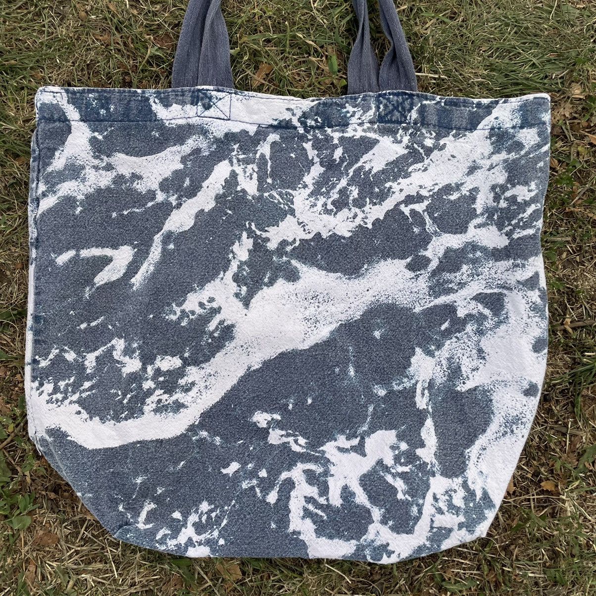 Vintage Vintage Y2K Tie Dye Marble Tote Bag Streetwear Cropped OS Size ONE SIZE - 2 Thumbnail