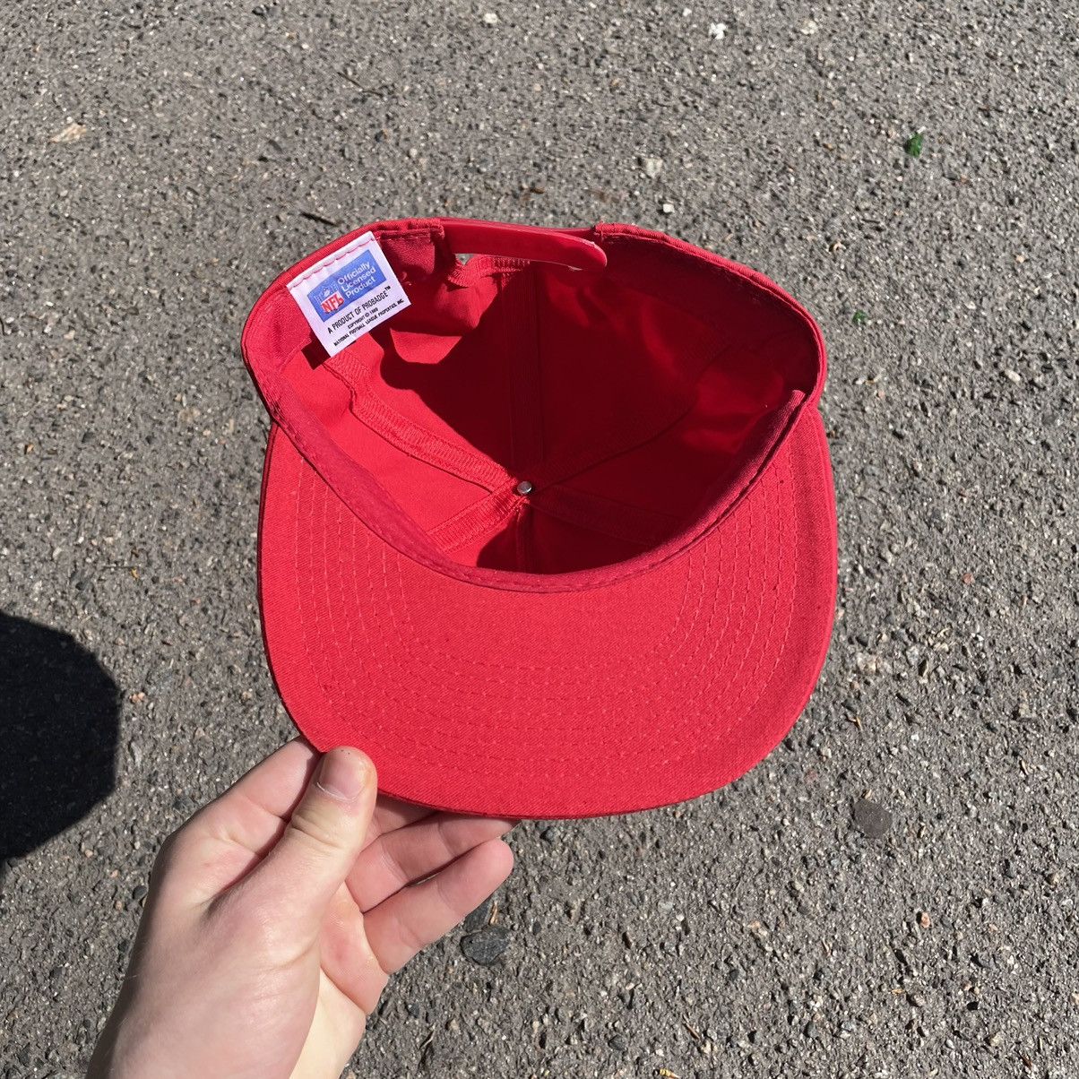 Vintage Vintage 90s San Francisco 49ers Embroidered Cap Red Skate OS Size ONE SIZE - 5 Thumbnail