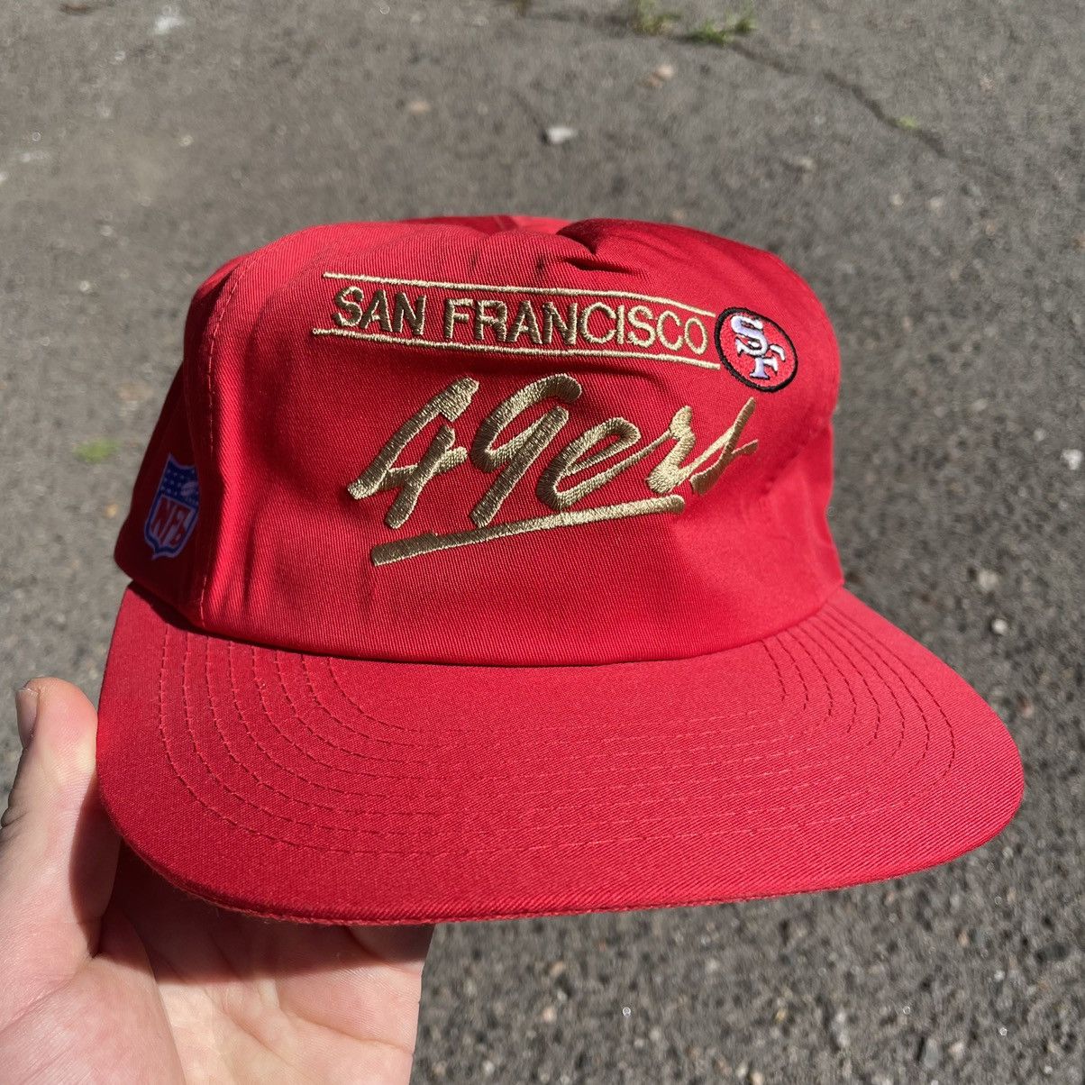 Vintage Vintage 90s San Francisco 49ers Embroidered Cap Red Skate OS Size ONE SIZE - 2 Thumbnail