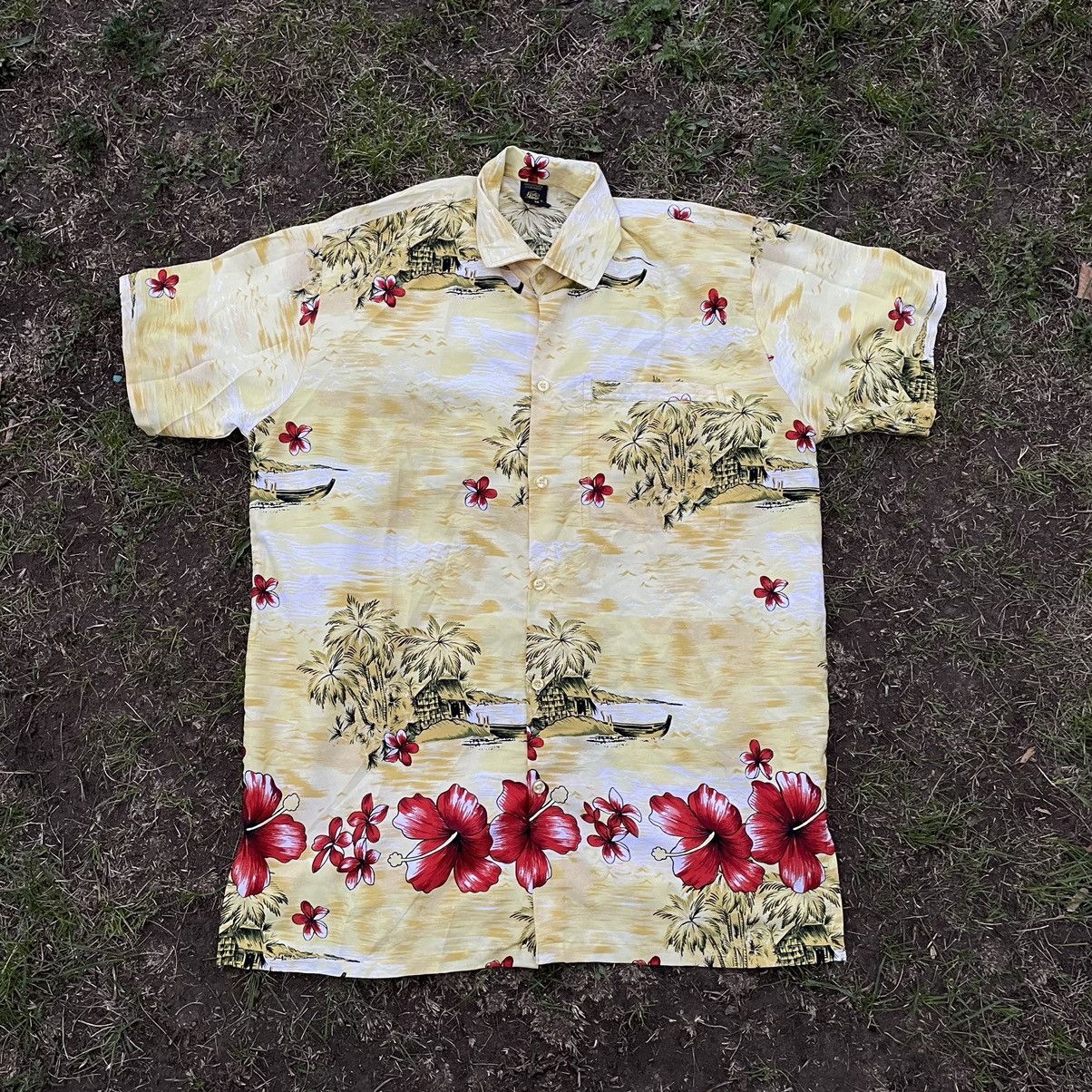 Vintage Vintage 90s Aloha Shirt Floral All Over Print Hawaiian M Size US M / EU 48-50 / 2 - 1 Thumbnail