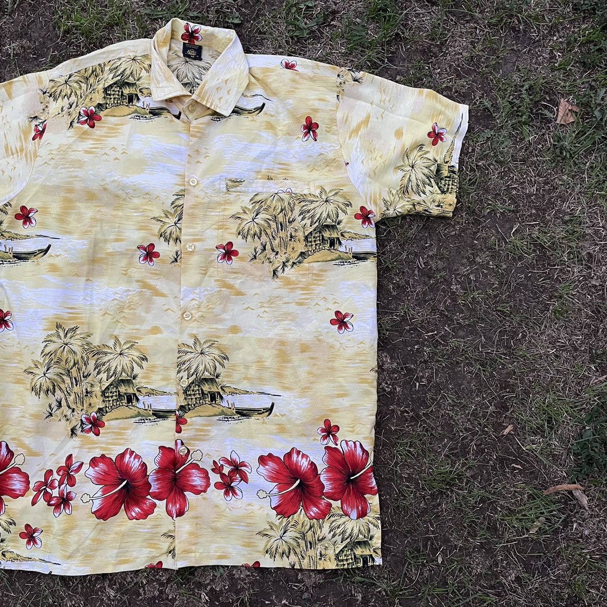 Vintage 90s 'Sierra Nevada Brewing Co.' Green Hawaiian Floral Short Sleeved Shirt XL 2XL