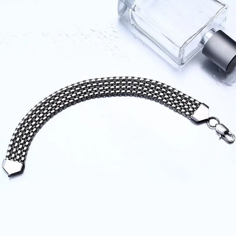 Jewelry Titanium Steel Simple Bracelet Size ONE SIZE - 2 Thumbnail