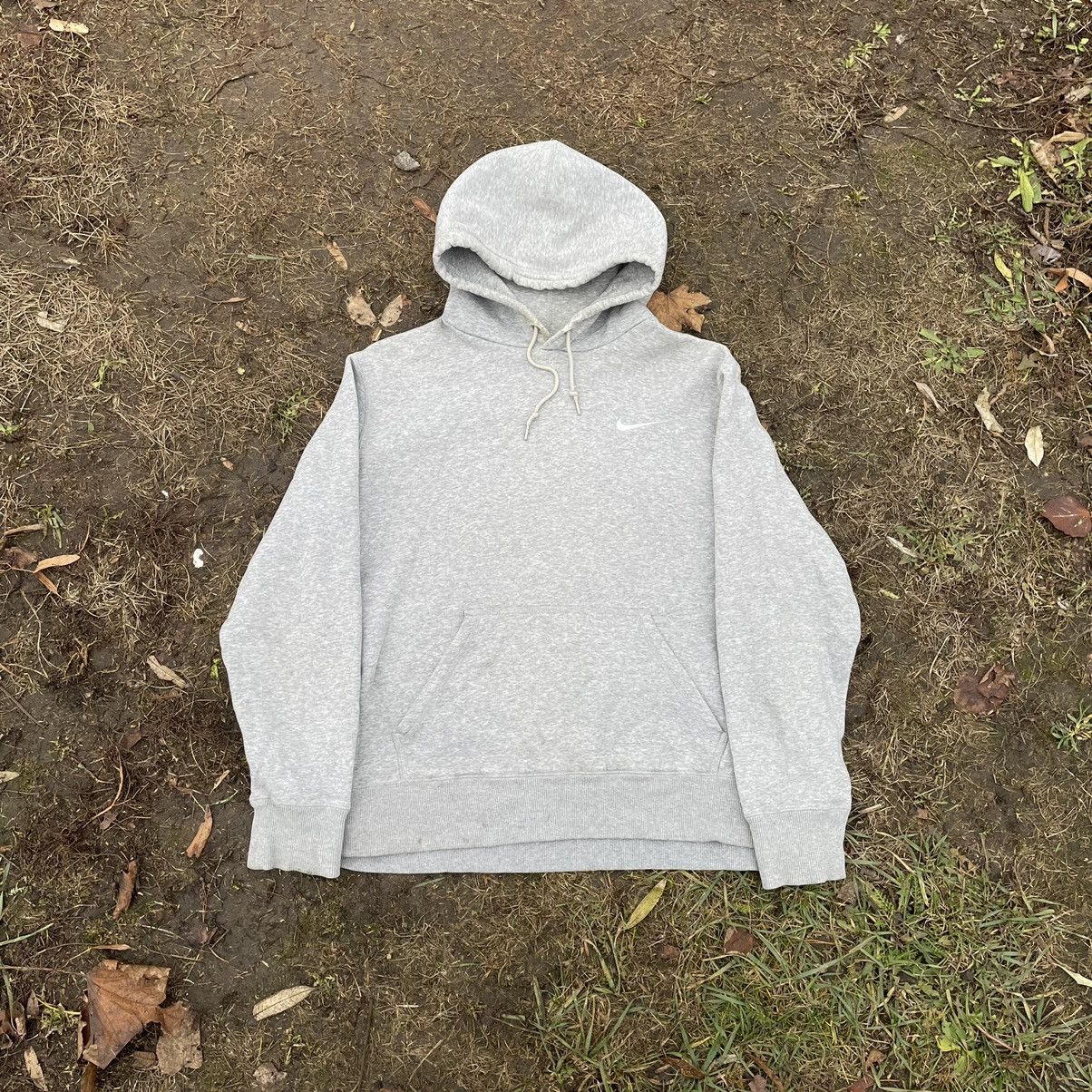 Vintage Vintage Nike Swoosh Hoodie Faded Grey Streetwear Y2K Denim M Size US M / EU 48-50 / 2 - 1 Thumbnail