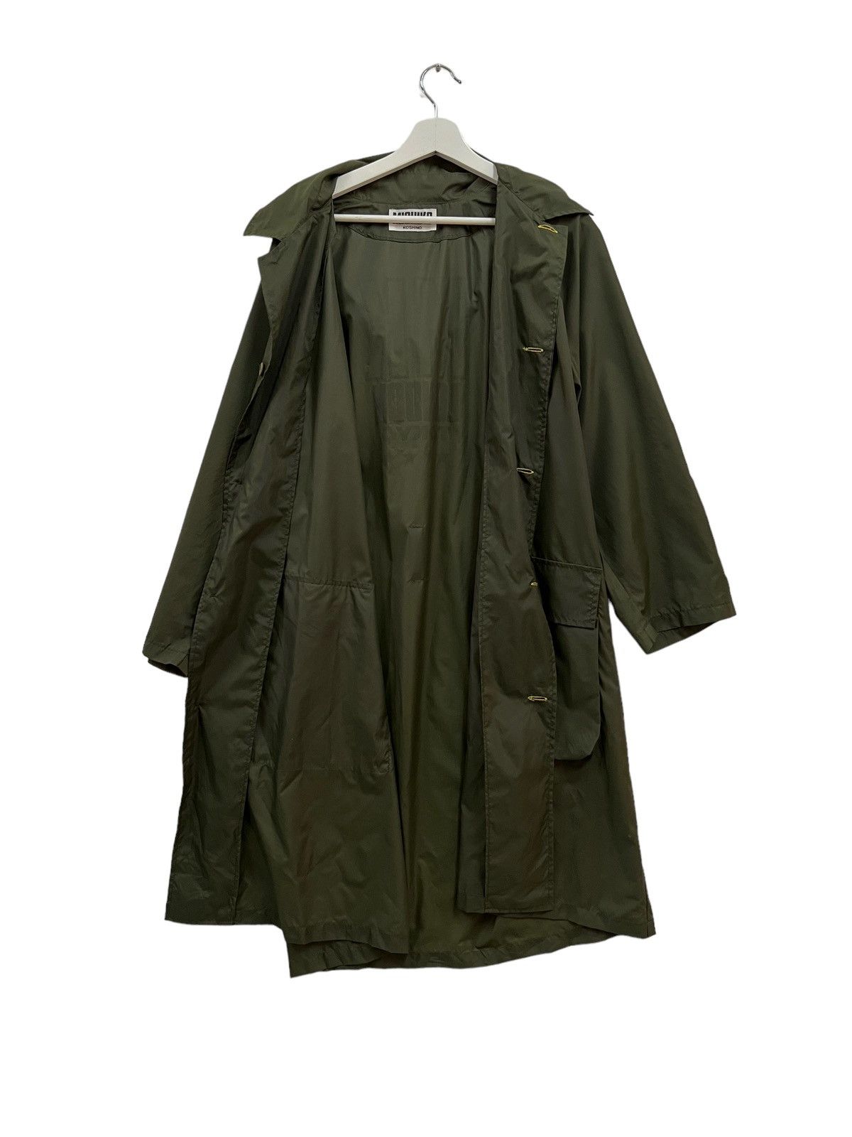 Michiko Koshino × Michiko Koshino London 💥 MICHIKO KOSHINO LONG JACKET SPELL OUT BIG LOGO Size US M / EU 48-50 / 2 - 4 Thumbnail