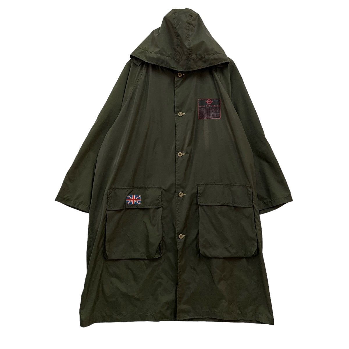 Michiko Koshino × Michiko Koshino London 💥 MICHIKO KOSHINO LONG JACKET SPELL OUT BIG LOGO Size US M / EU 48-50 / 2 - 1 Thumbnail