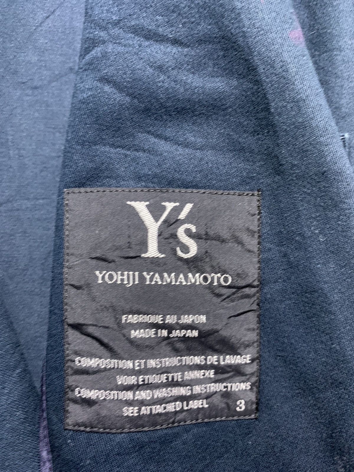 Yohji Yamamoto 🔥YOHJI YAMAMOTO NAVY BROWN JACKETS Size US L / EU 52-54 / 3 - 12 Thumbnail