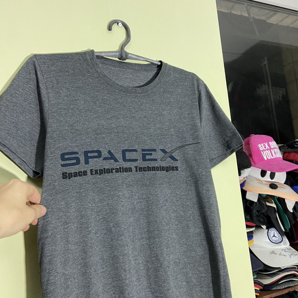 Vintage Vintage Y2K SpaceX Graphic Tee Faded Grey Streetwear Punk M Size US M / EU 48-50 / 2 - 5 Thumbnail