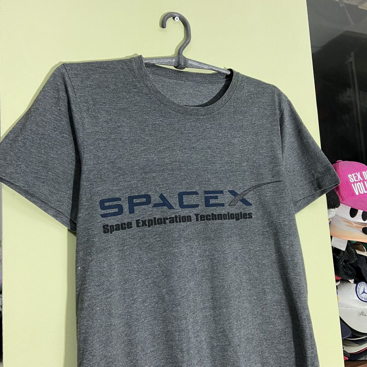 Vintage Vintage Y2K SpaceX Graphic Tee Faded Grey Streetwear Punk M Size US M / EU 48-50 / 2 - 4 Thumbnail