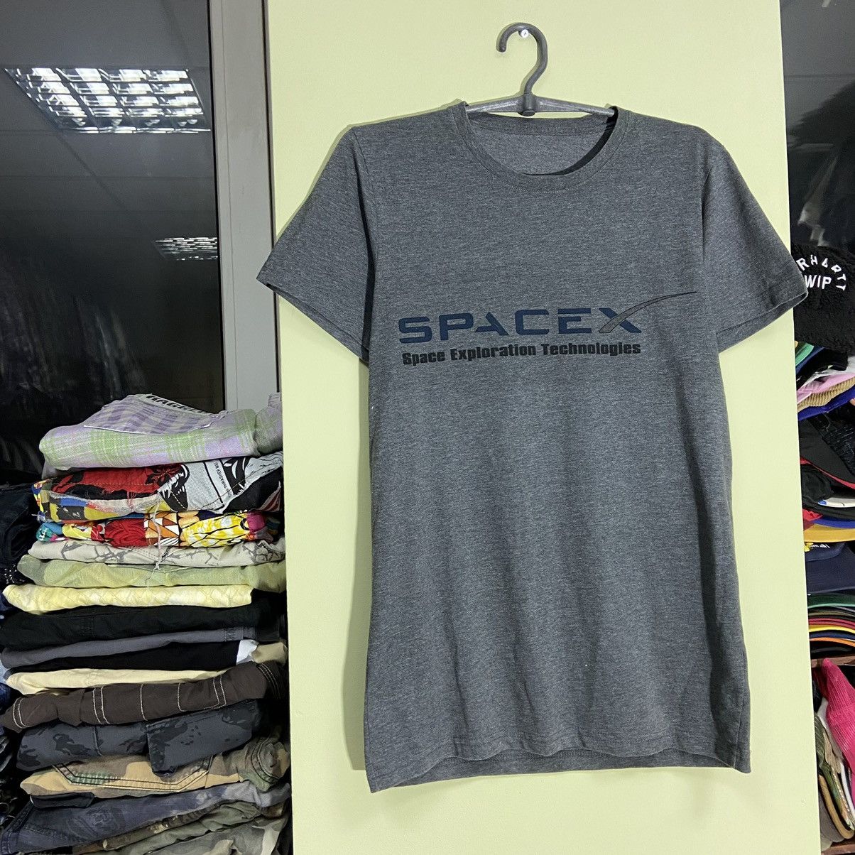 Vintage Vintage Y2K SpaceX Graphic Tee Faded Grey Streetwear Punk M Size US M / EU 48-50 / 2 - 3 Thumbnail