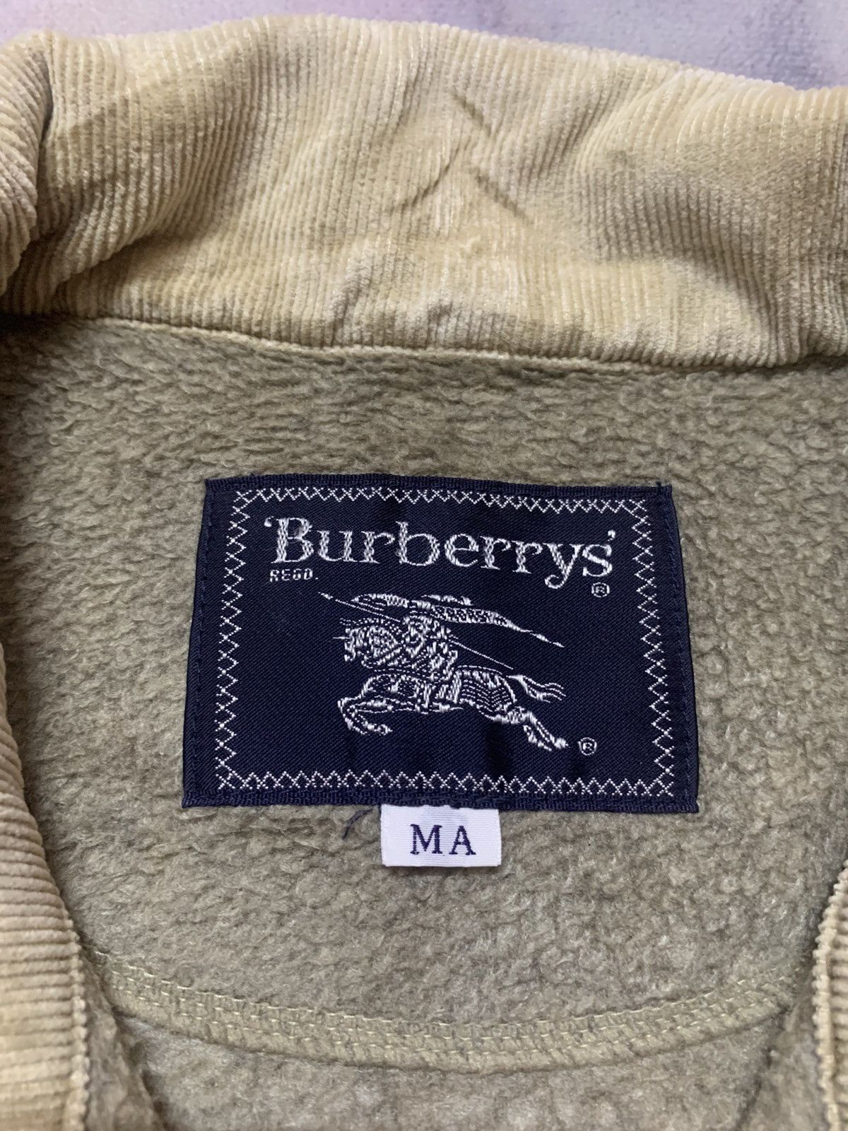 Burberry Vintage BURBERRYS Japanese Line Fleece Vest Size US L / EU 52-54 / 3 - 3 Thumbnail