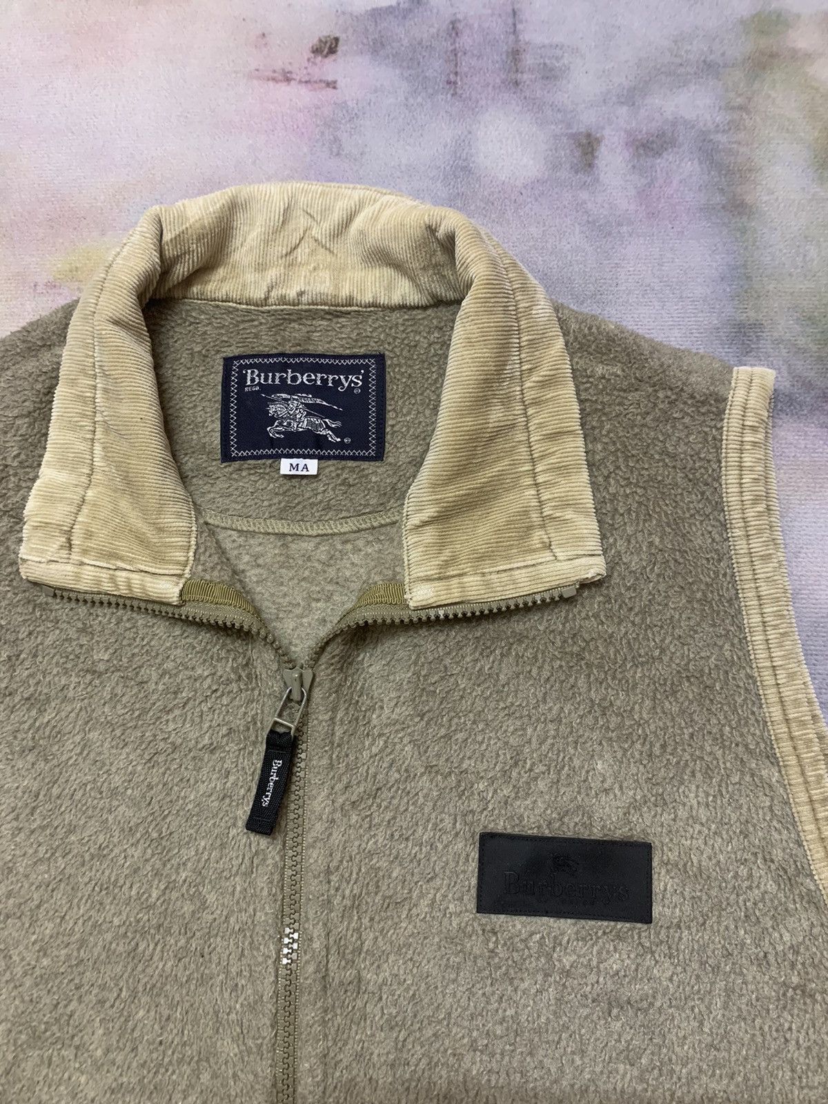Burberry Vintage BURBERRYS Japanese Line Fleece Vest Size US L / EU 52-54 / 3 - 4 Thumbnail