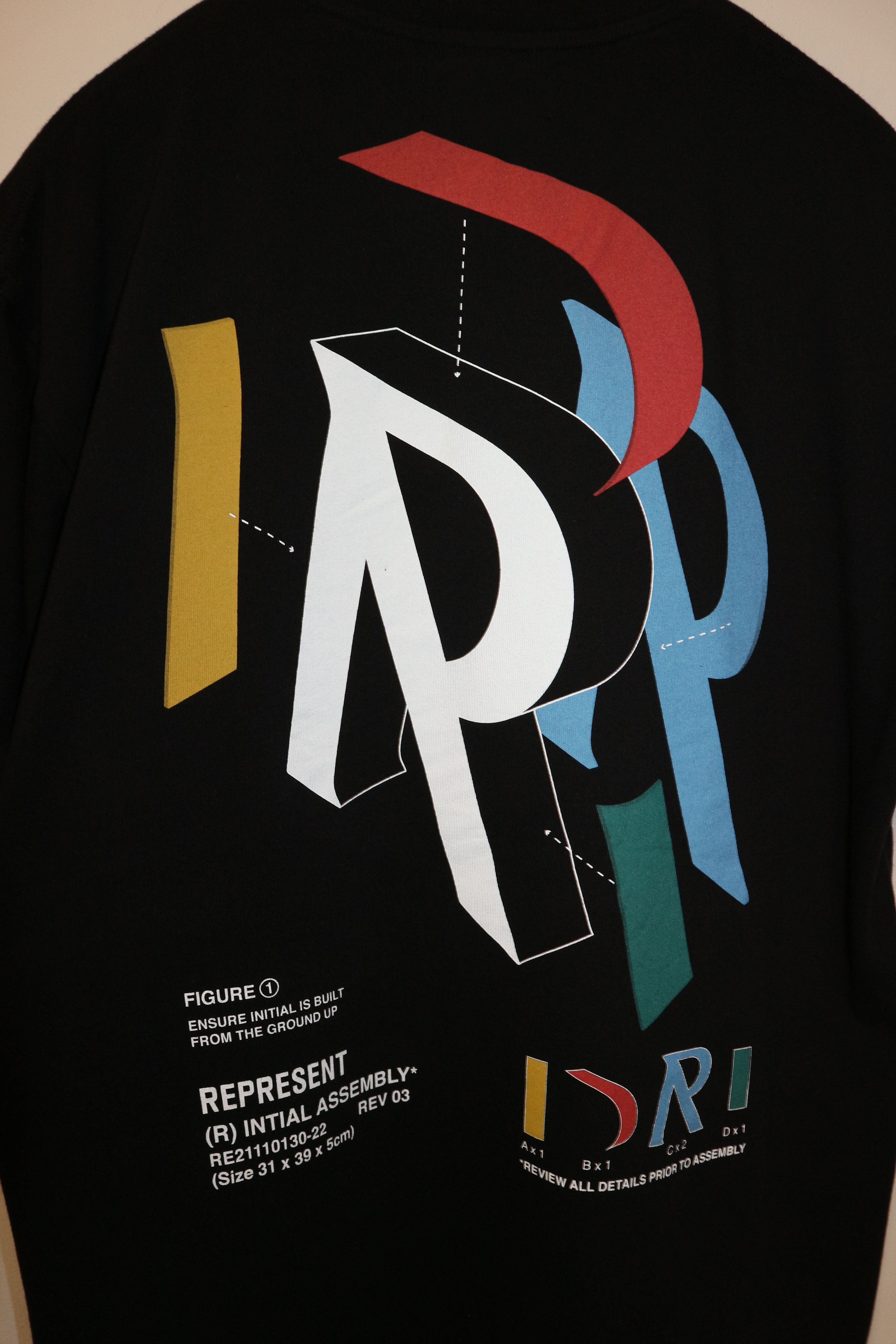 Represent Clo. INITIAL ASSEMBLY T-SHIRT Size US L / EU 52-54 / 3 - 8 Thumbnail