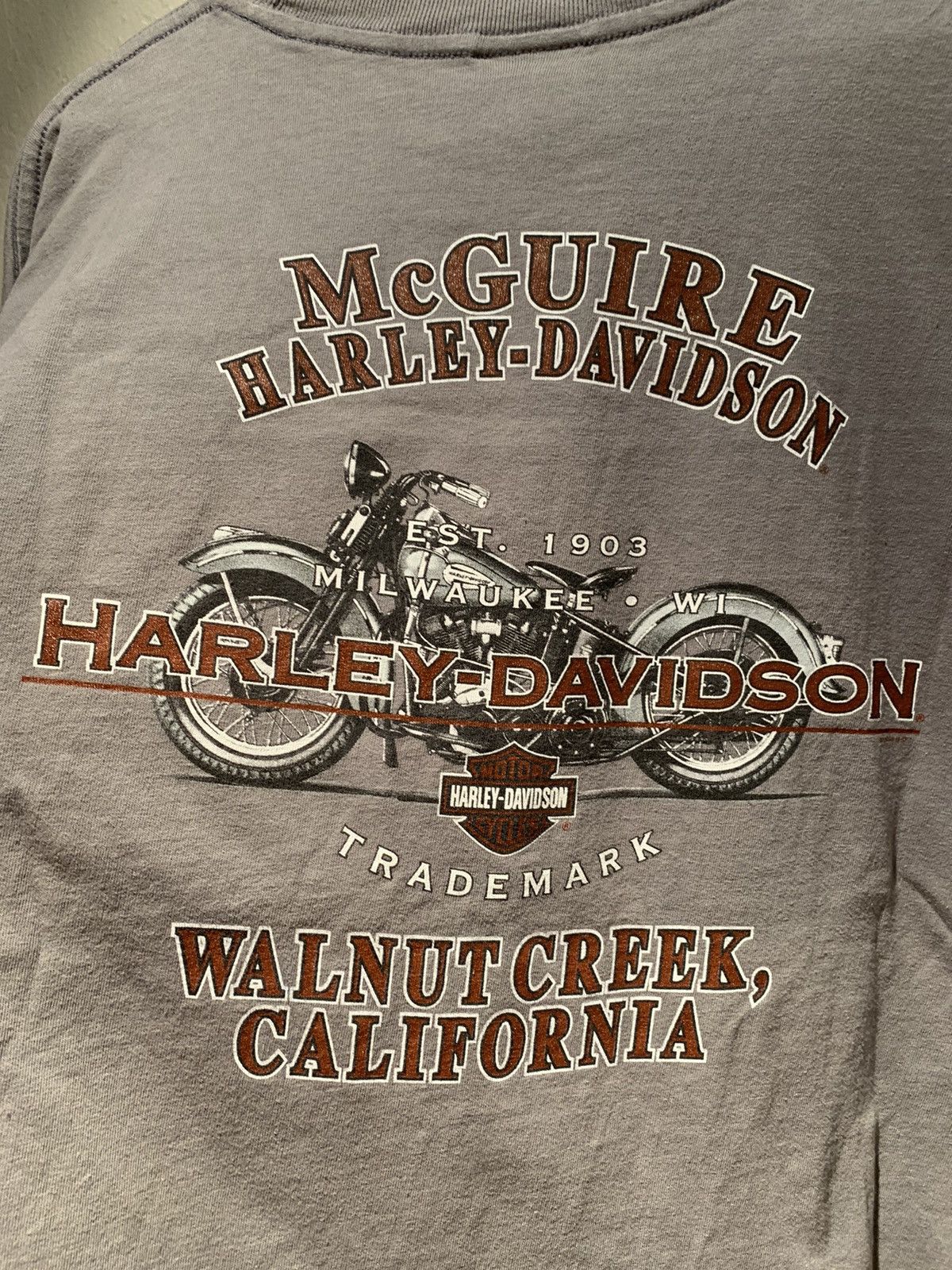 Harley Davidson *RARE* Harley Davidson Pinup USA-Made Long Sleeve Shirt - L Size US L / EU 52-54 / 3 - 4 Thumbnail