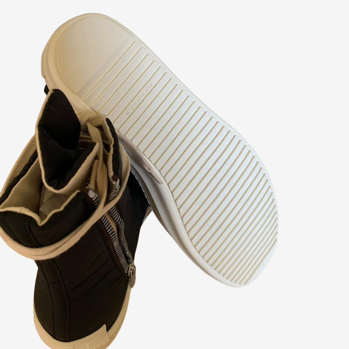 Rick Owens *NEW* Rick Owens Drkshdw Ramones 🌱 Vegan Size US 12 / EU 45 - 3 Thumbnail